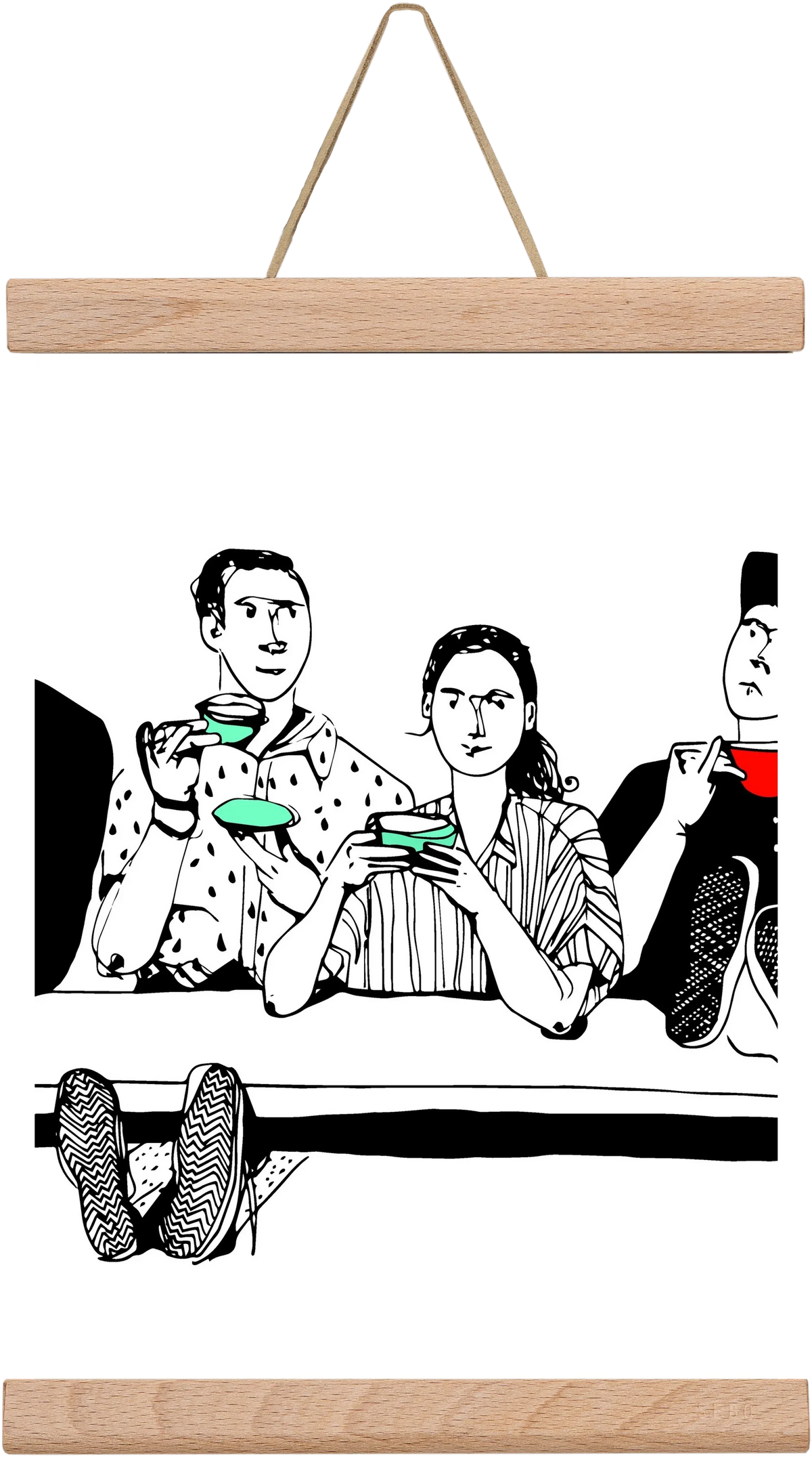 coffee with friends - artbridge