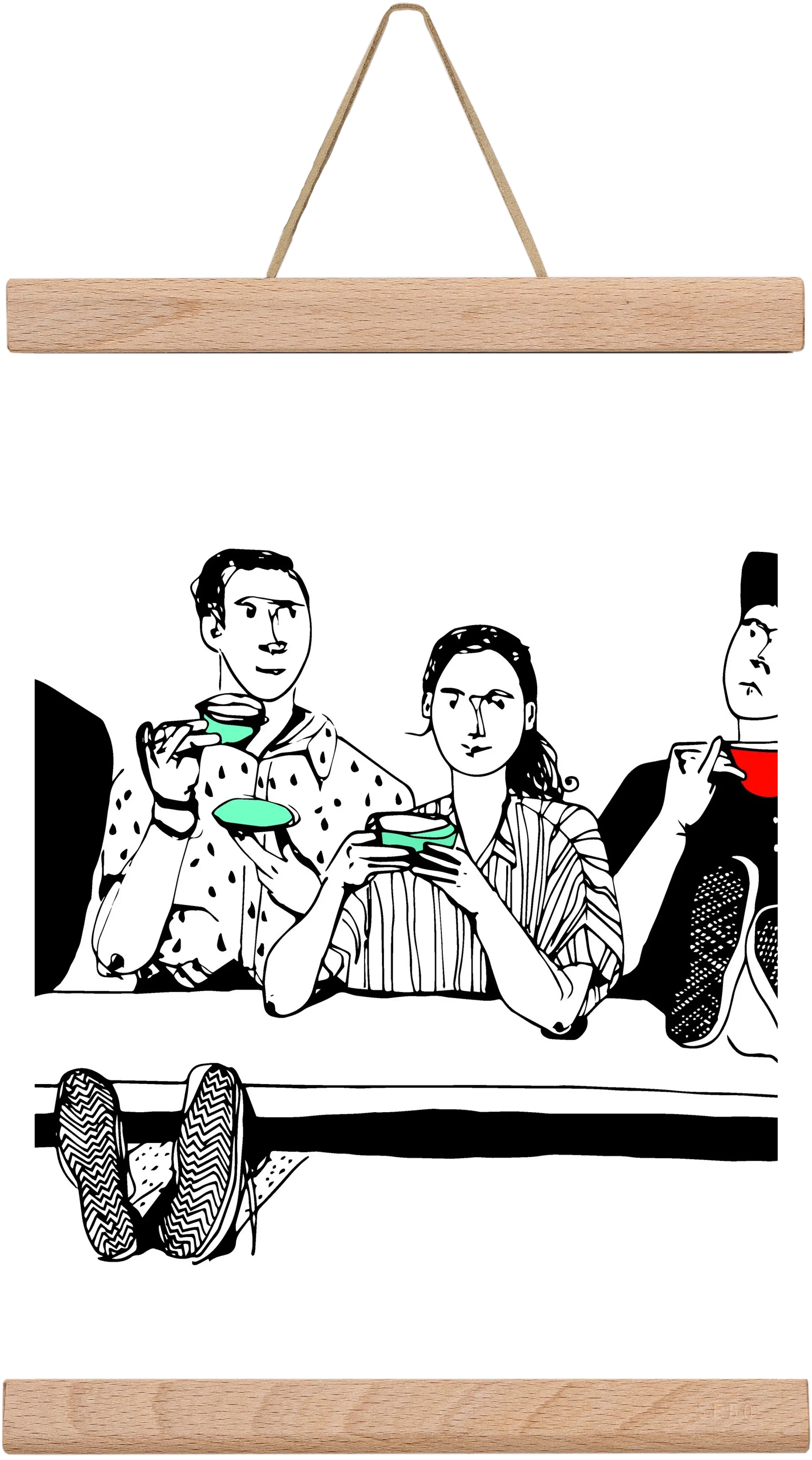 coffee with friends - artbridge