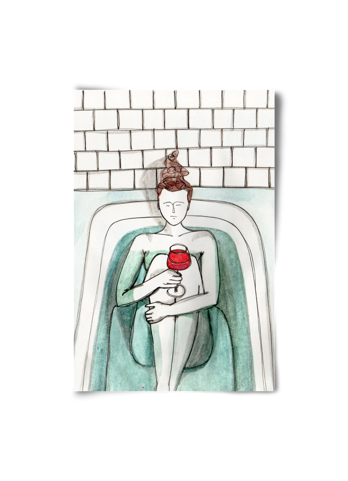 Habfürdő- hab nélkül. Borral. - artbridge