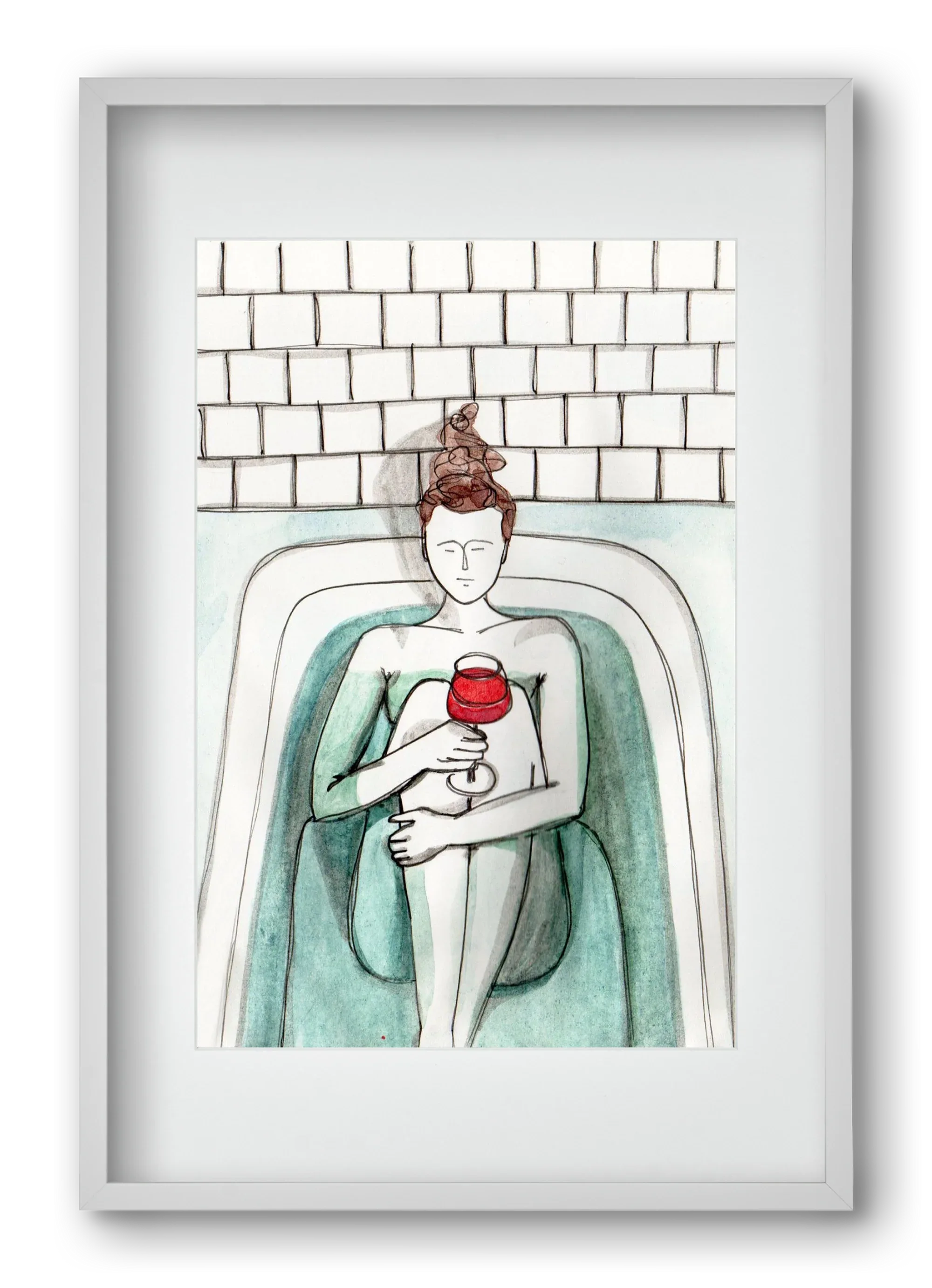 Habfürdő- hab nélkül. Borral. - artbridge