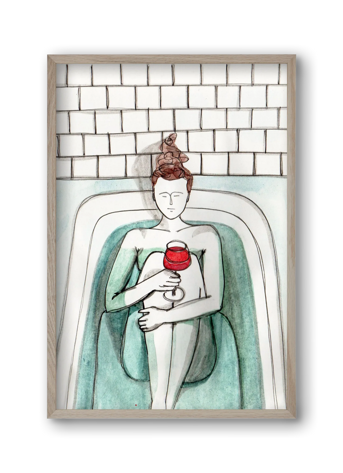 Habfürdő- hab nélkül. Borral. - artbridge