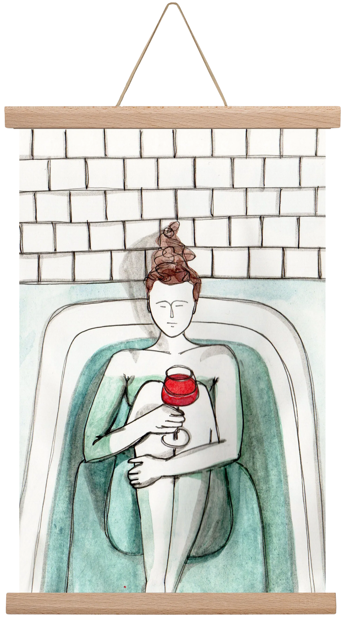 Habfürdő- hab nélkül. Borral. - artbridge