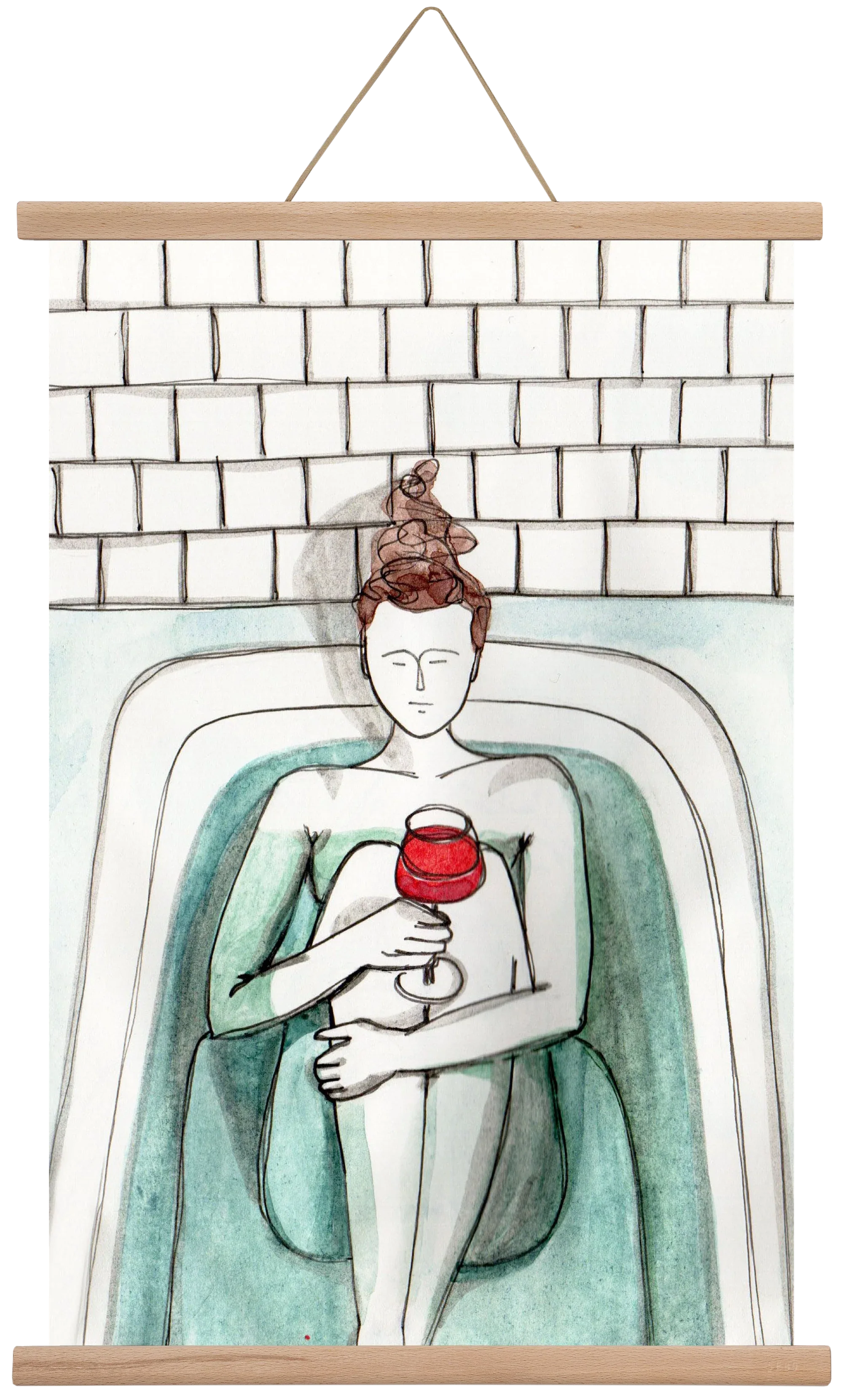 Habfürdő- hab nélkül. Borral. - artbridge