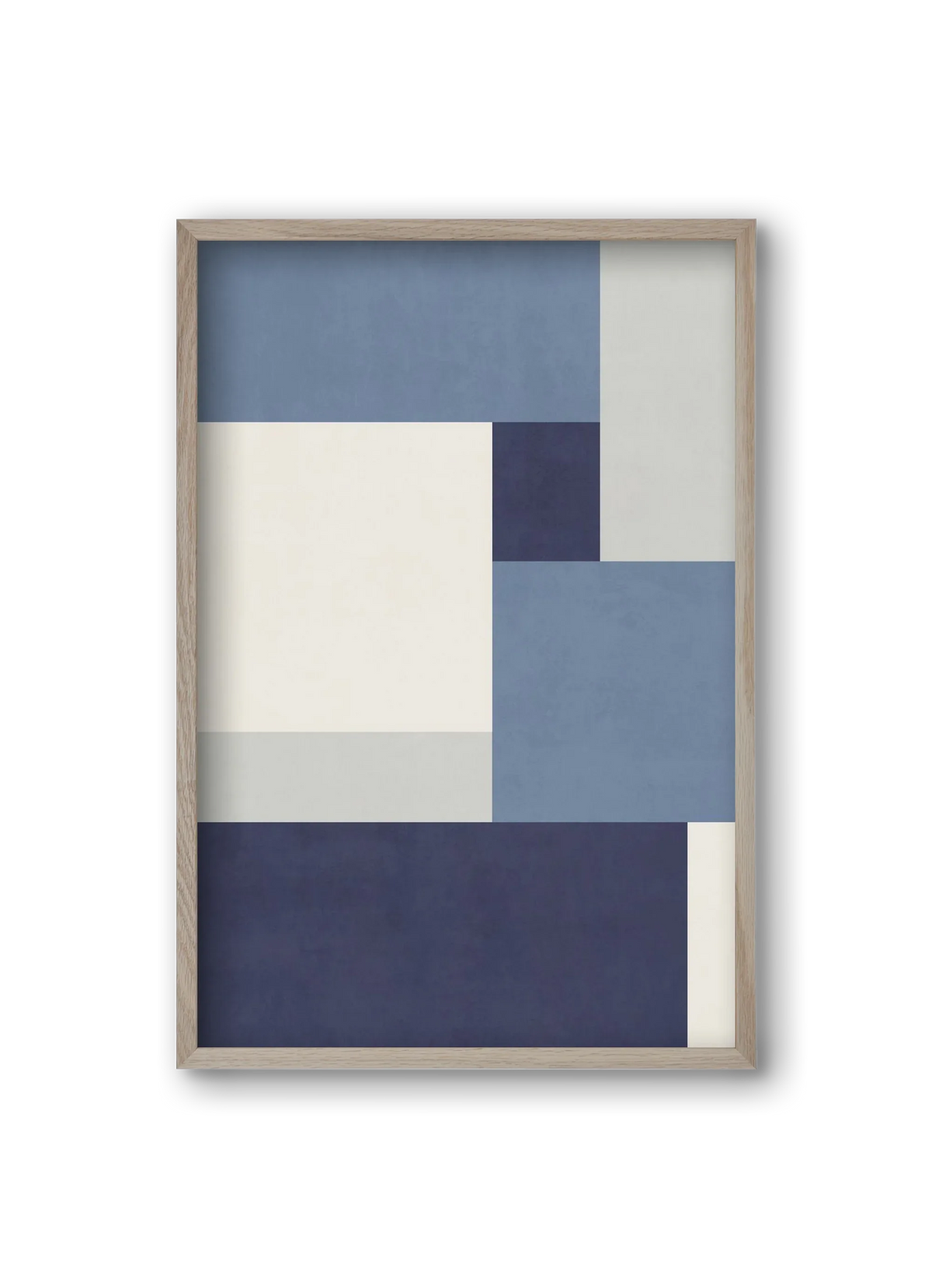 Composition of Geometric Shapes - Blue01 - artbridge