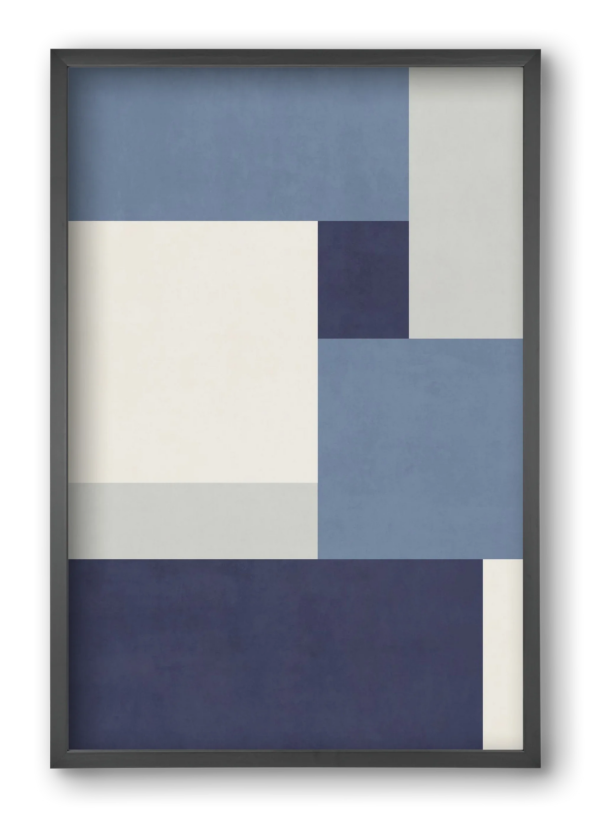 Composition of Geometric Shapes - Blue01 - artbridge