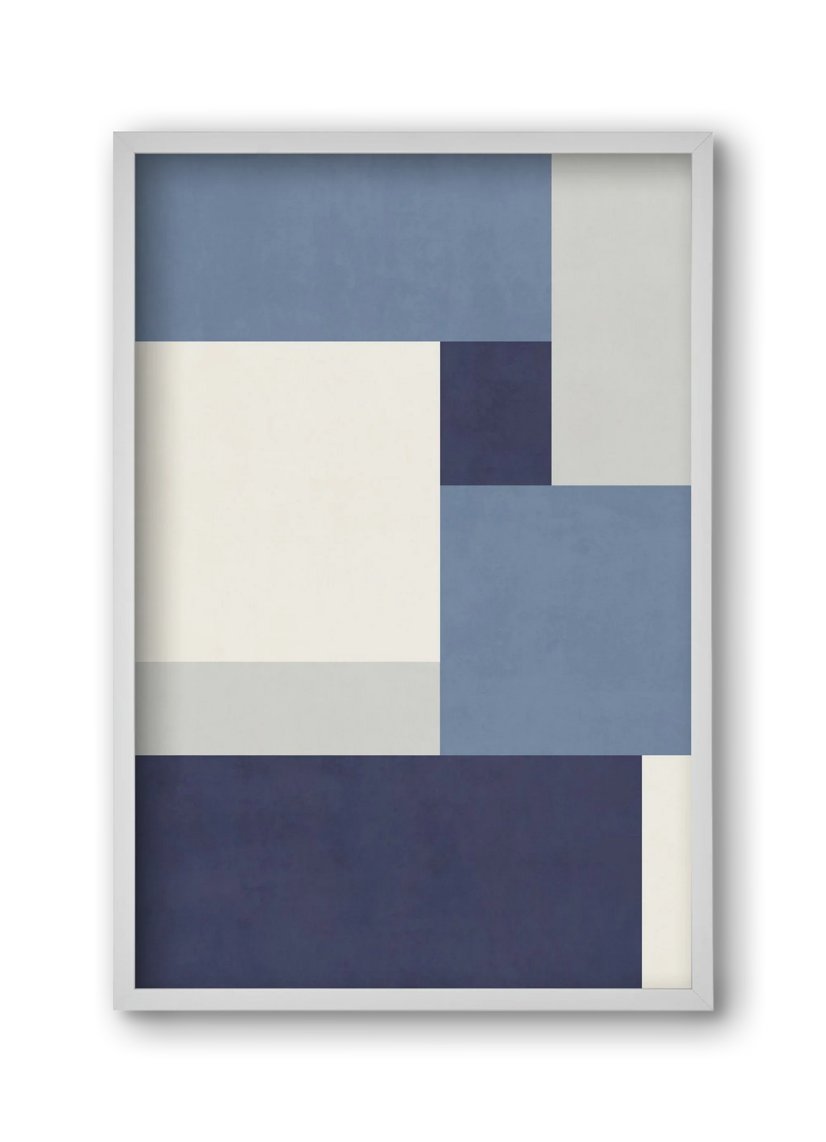 Composition of Geometric Shapes - Blue01 - artbridge