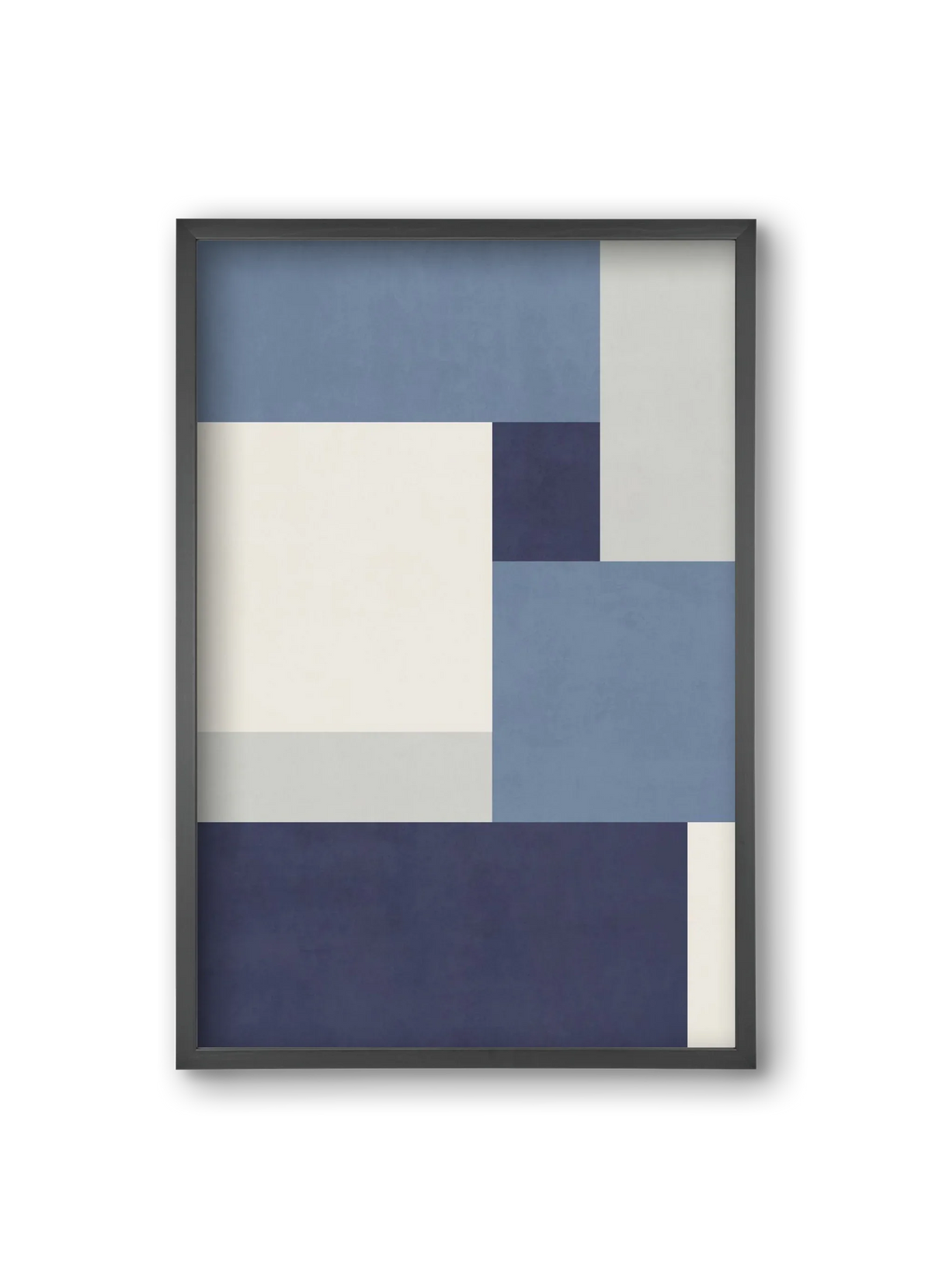 Composition of Geometric Shapes - Blue01 - artbridge