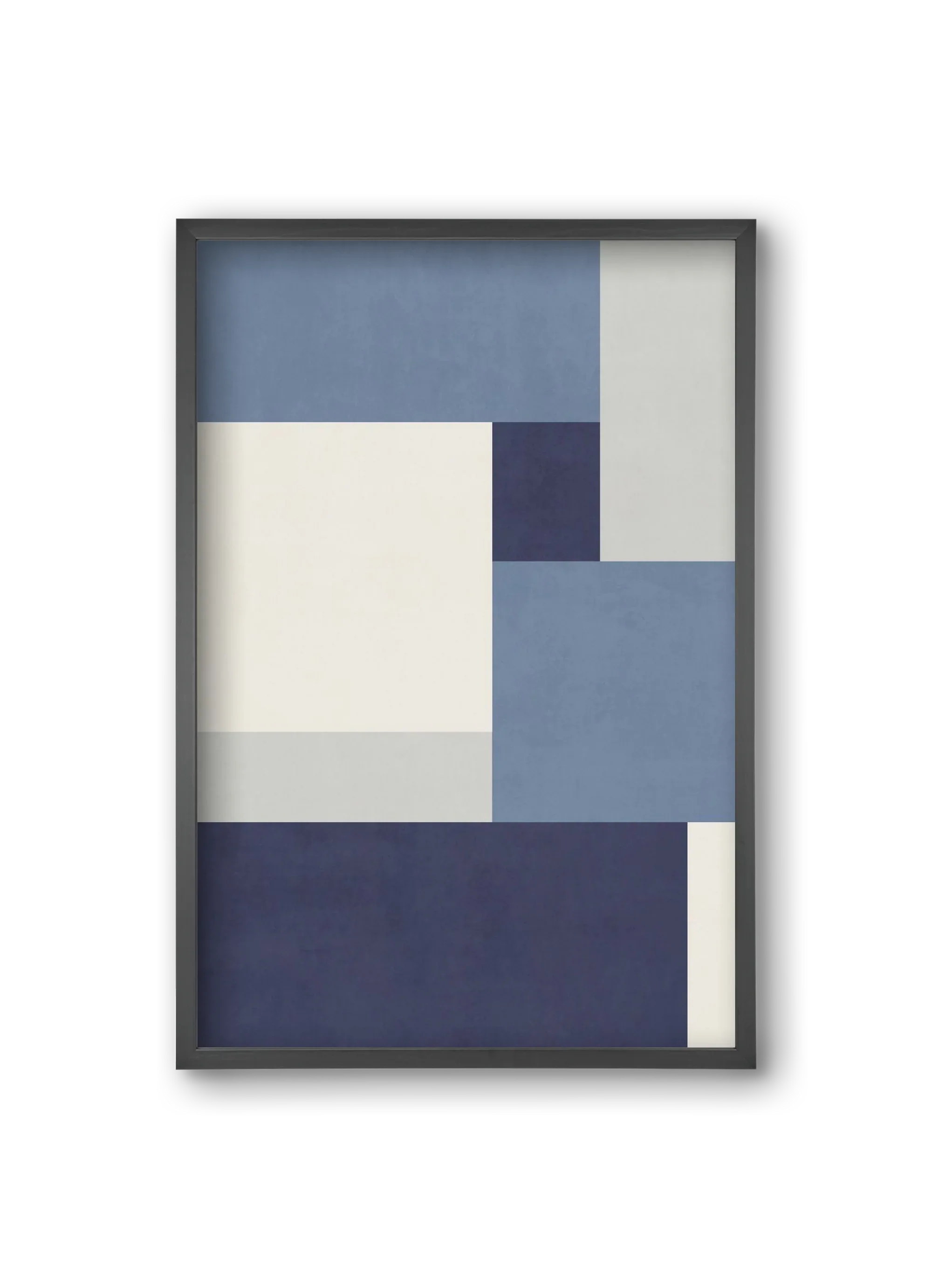 Composition of Geometric Shapes - Blue01 - artbridge
