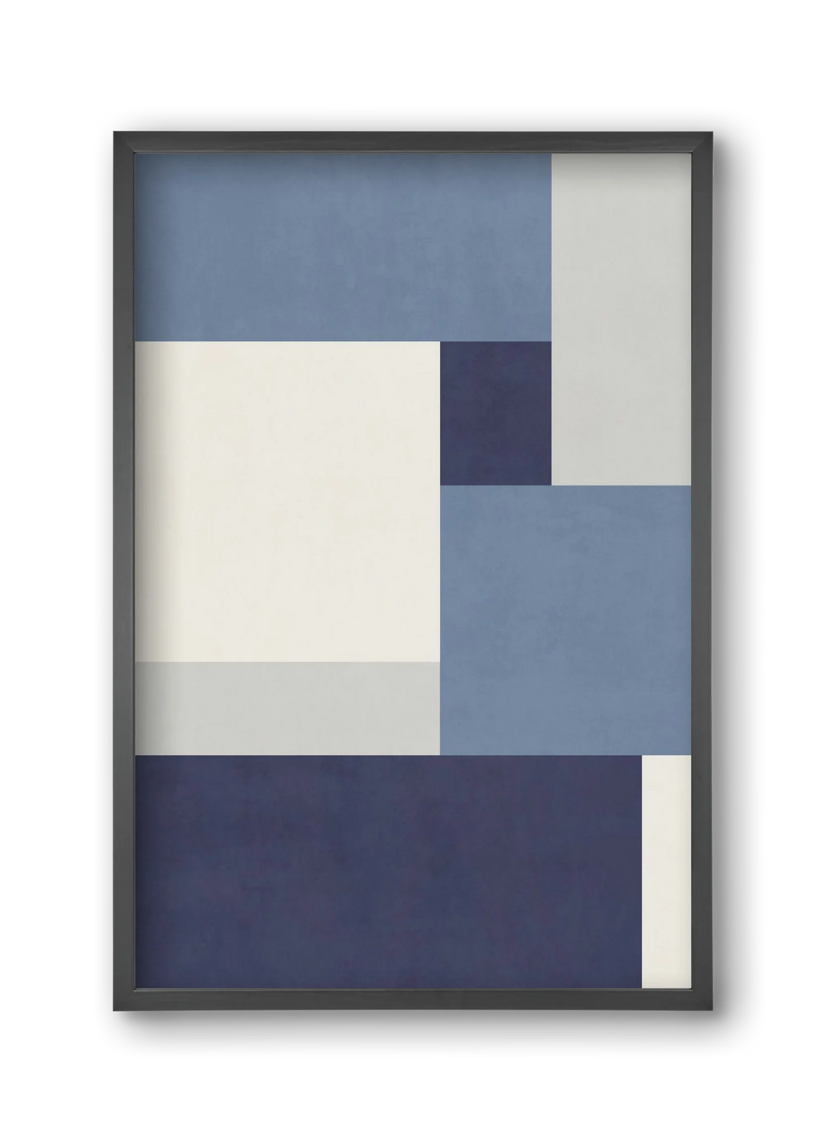 Composition of Geometric Shapes - Blue01 - artbridge