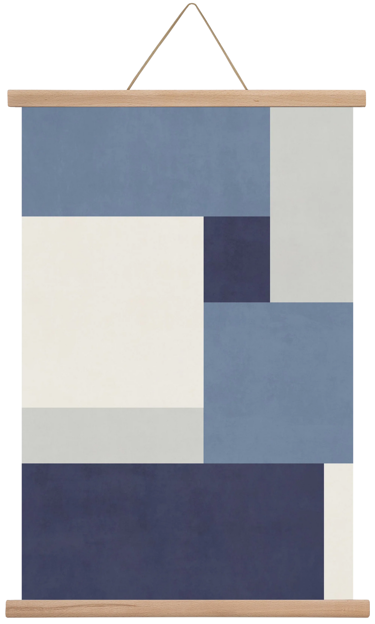 Composition of Geometric Shapes - Blue01 - artbridge