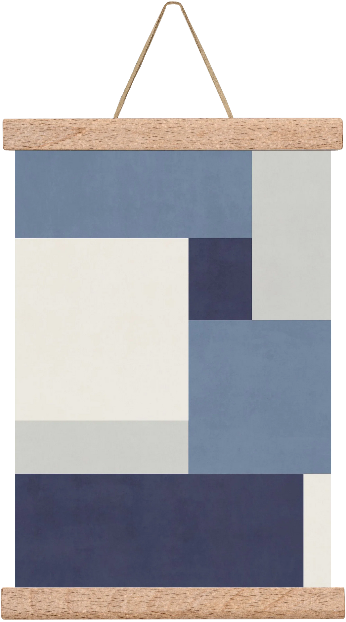 Composition of Geometric Shapes - Blue01 - artbridge