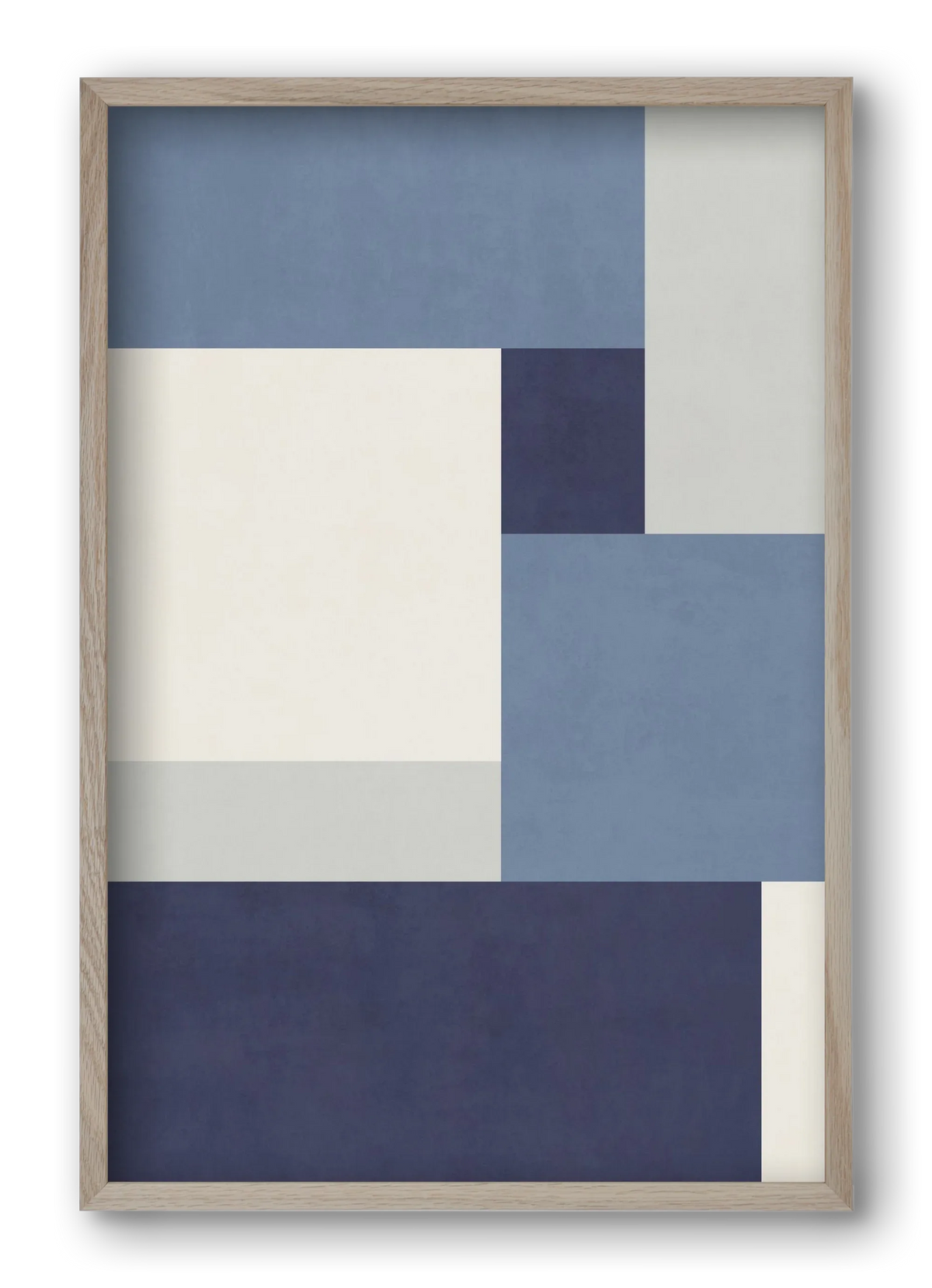 Composition of Geometric Shapes - Blue01 - artbridge