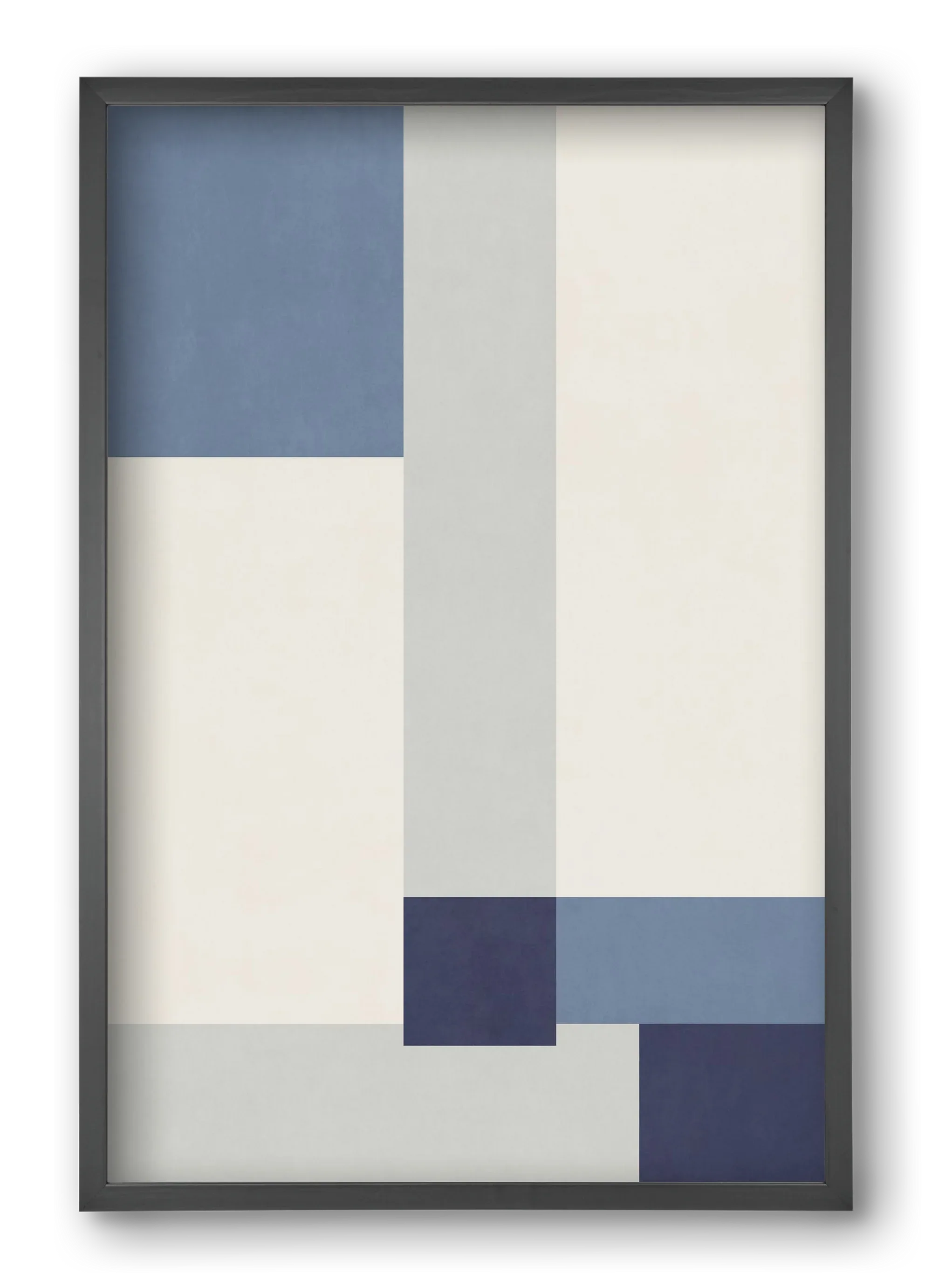 Composition of Geometric Shapes - Blue02 - artbridge