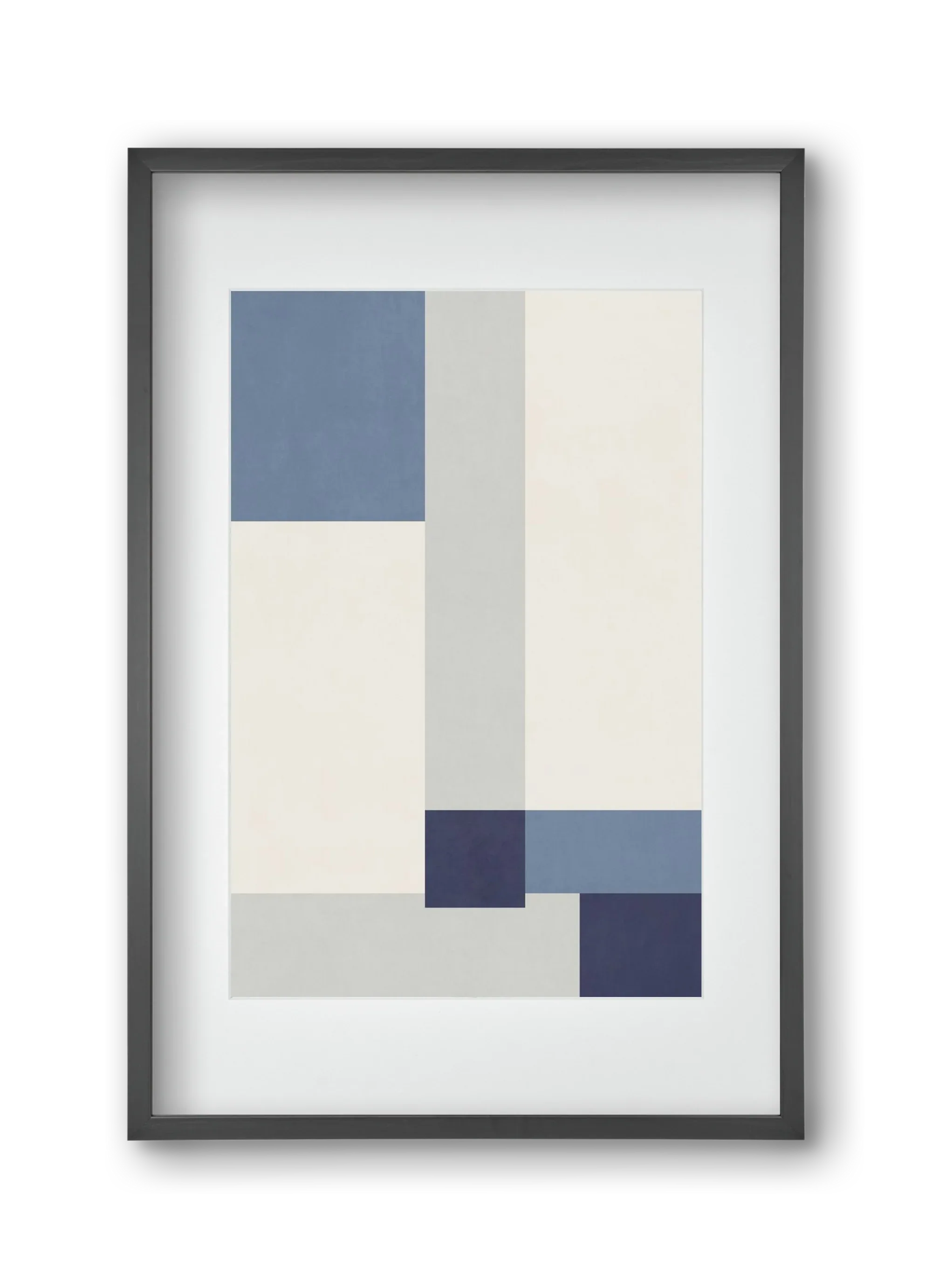 Composition of Geometric Shapes - Blue02 - artbridge