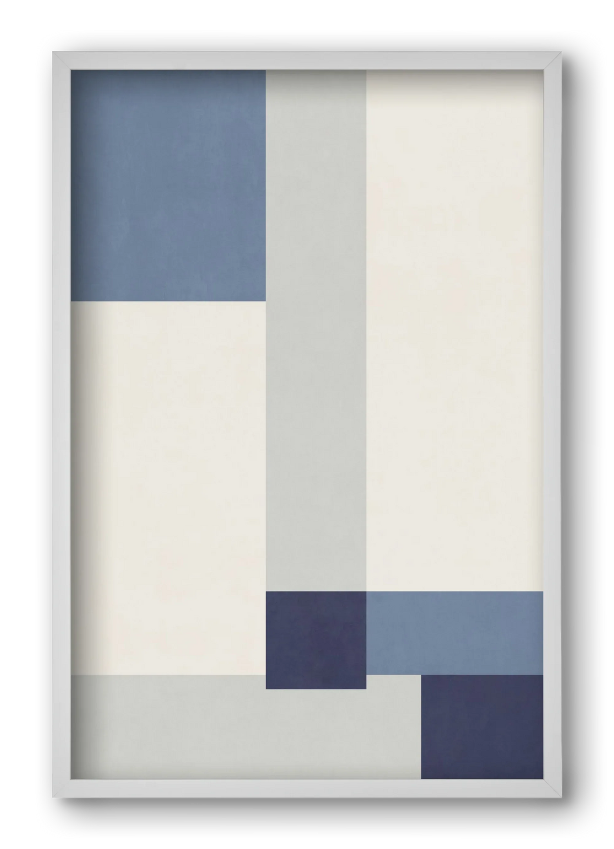 Composition of Geometric Shapes - Blue02 - artbridge