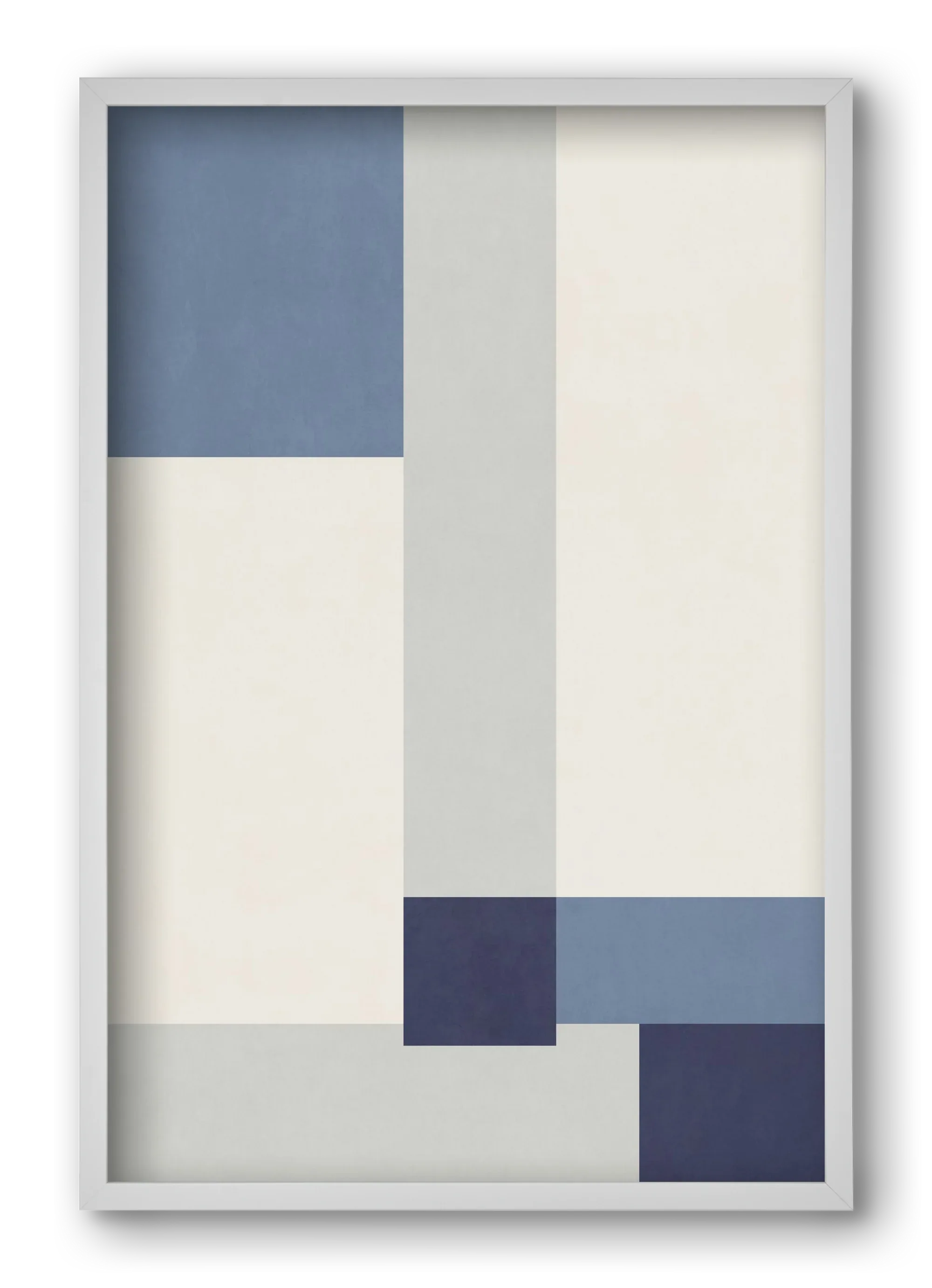 Composition of Geometric Shapes - Blue02 - artbridge