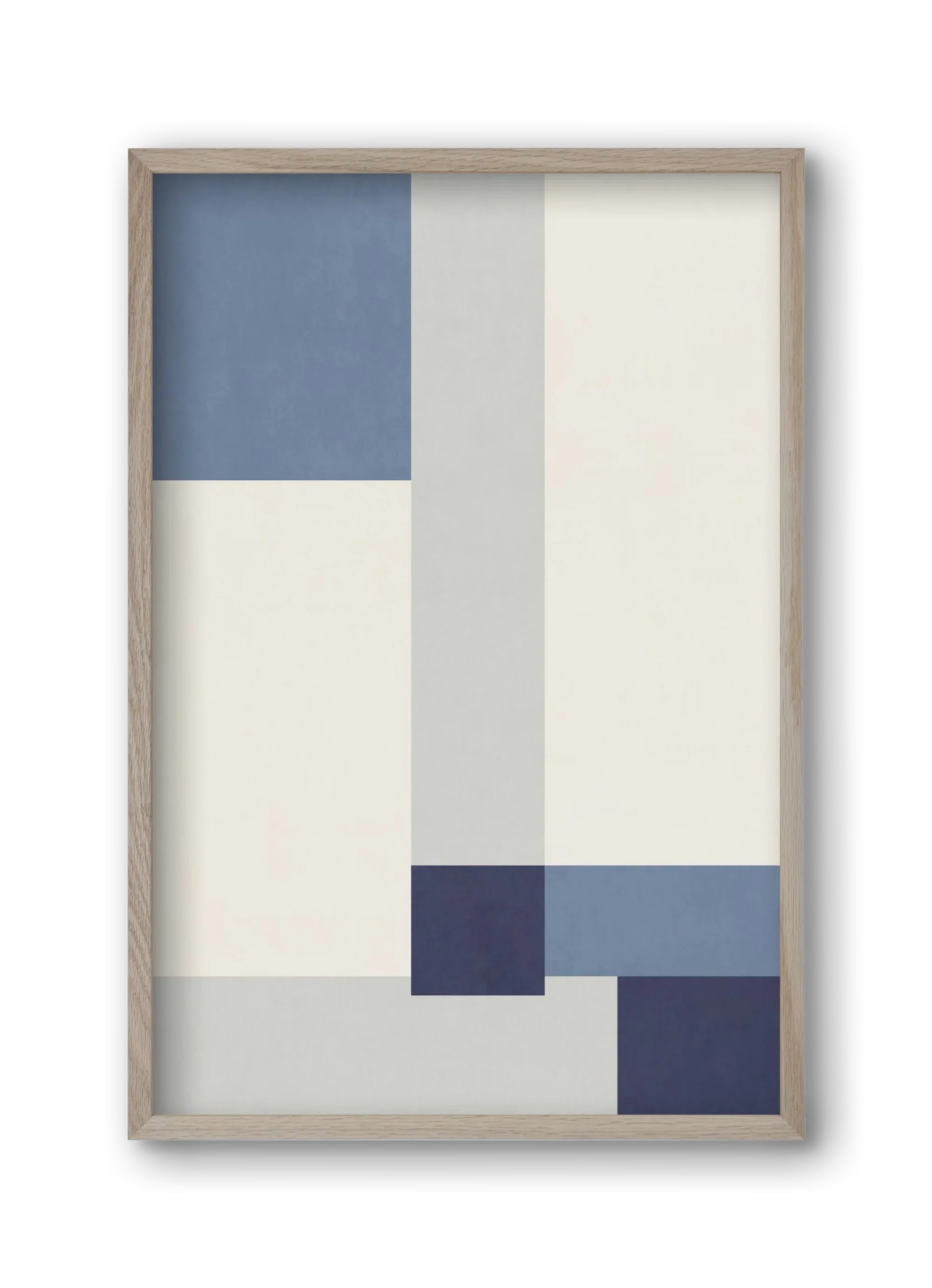Composition of Geometric Shapes - Blue02 - artbridge