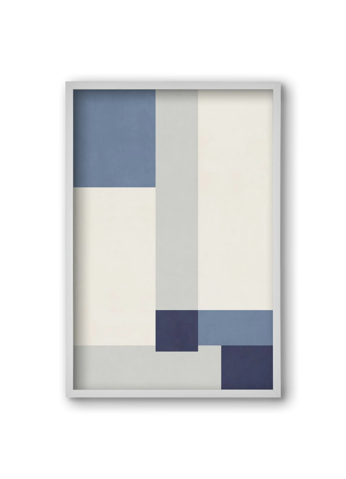 Composition of Geometric Shapes - Blue02 - artbridge
