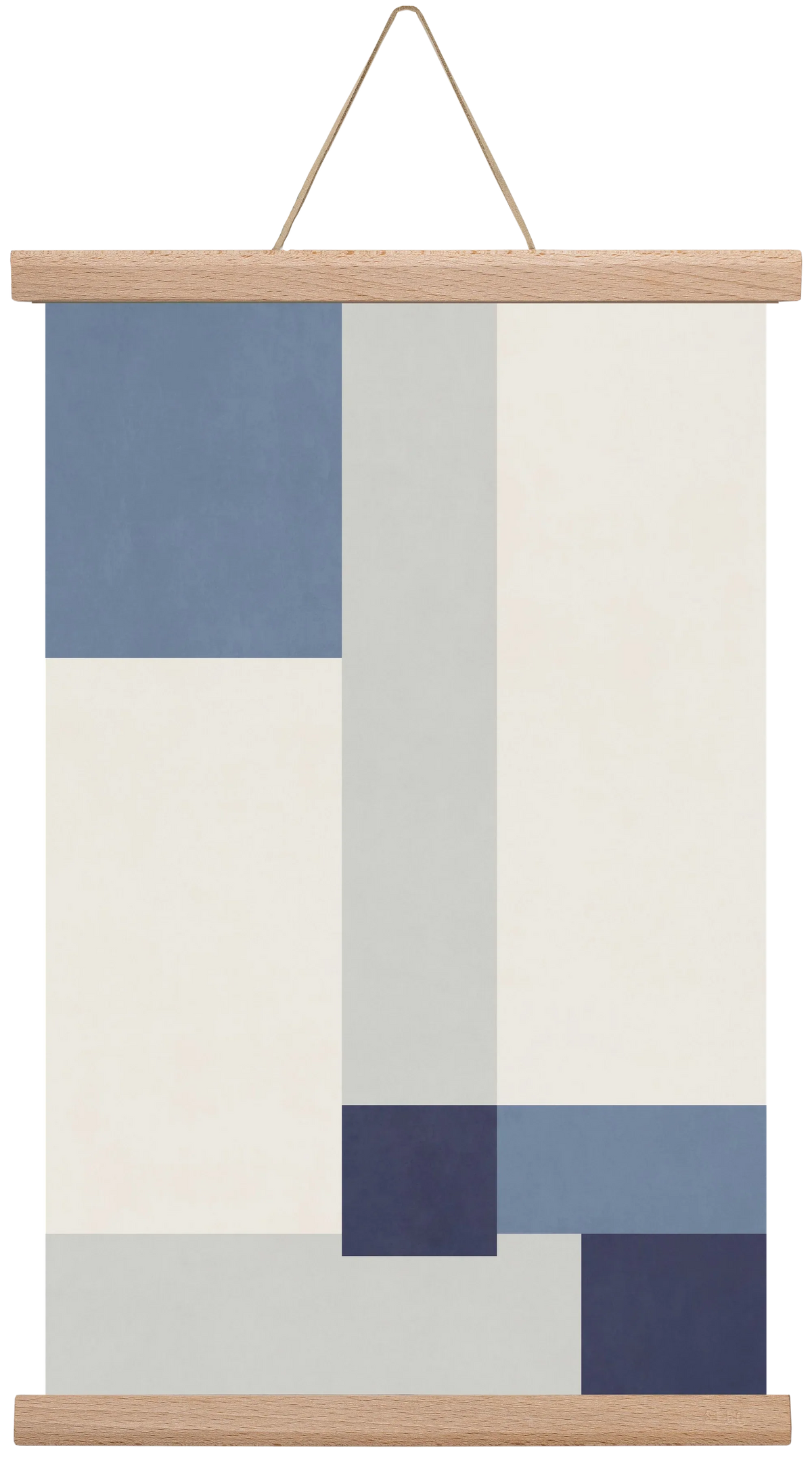 Composition of Geometric Shapes - Blue02 - artbridge