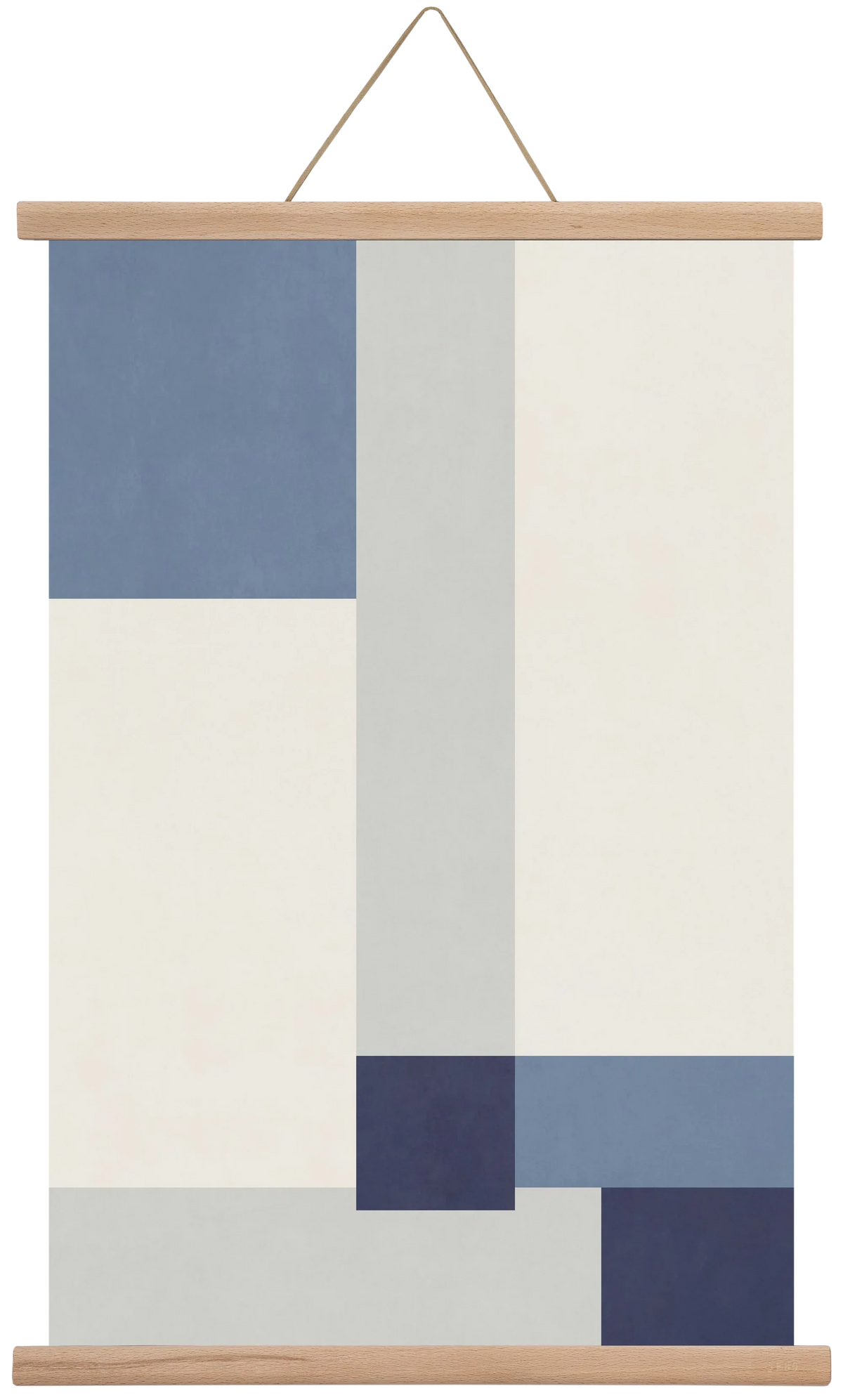 Composition of Geometric Shapes - Blue02 - artbridge