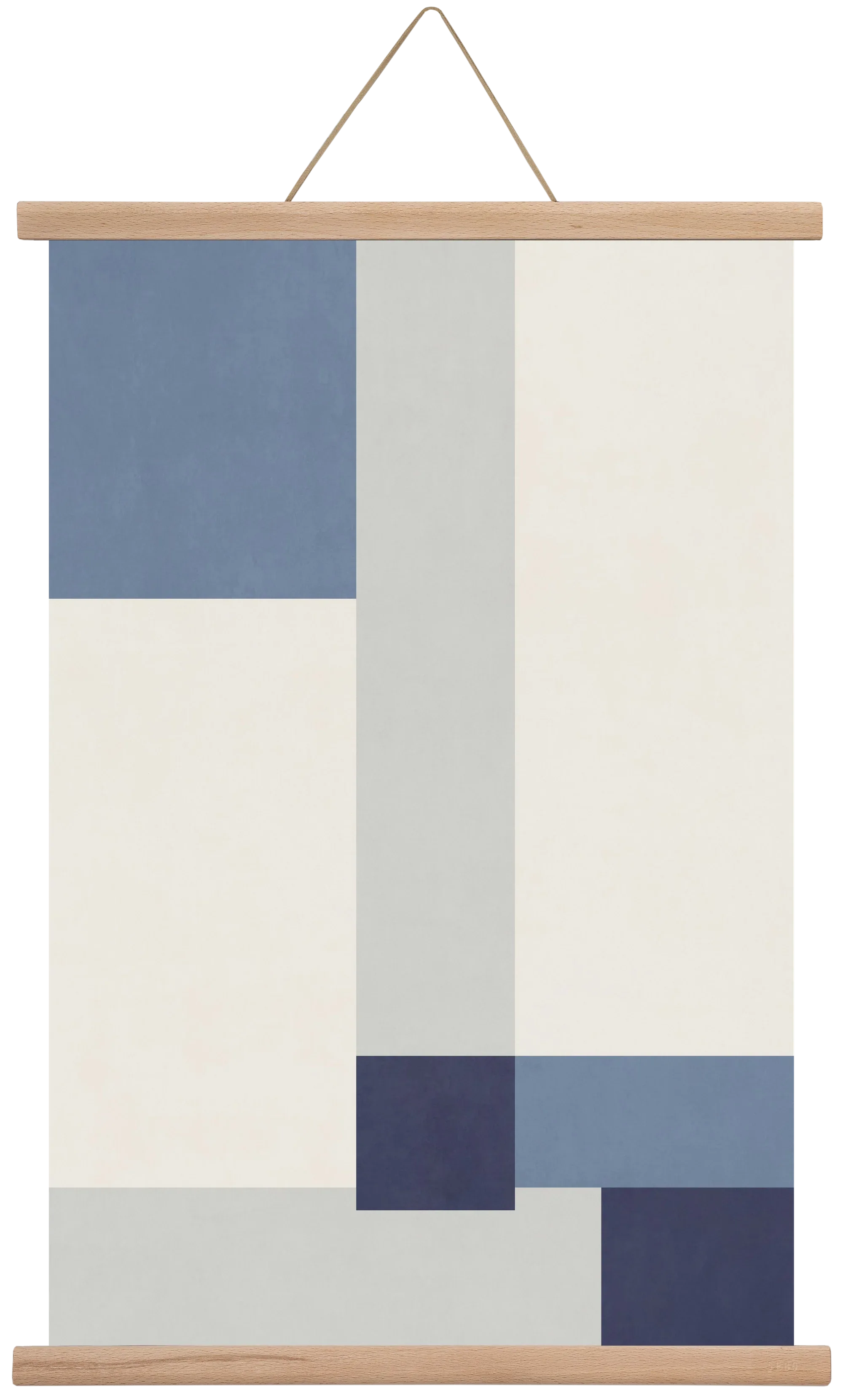 Composition of Geometric Shapes - Blue02 - artbridge