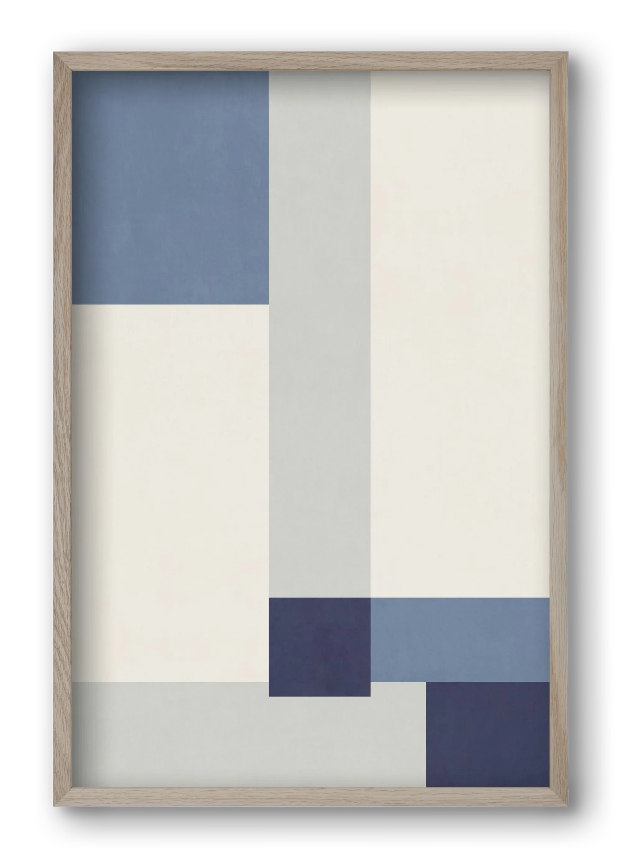 Composition of Geometric Shapes - Blue02 - artbridge