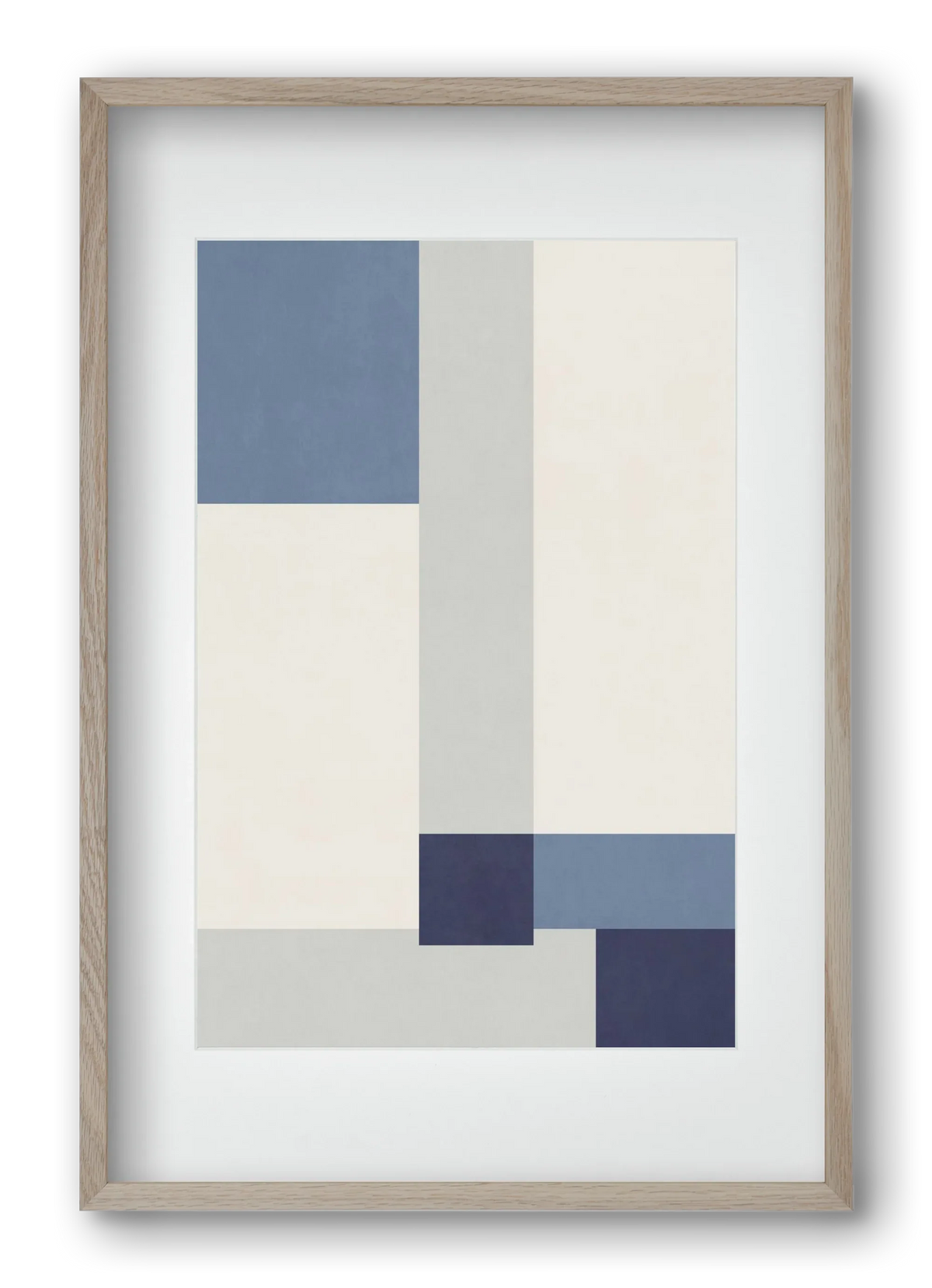 Composition of Geometric Shapes - Blue02 - artbridge