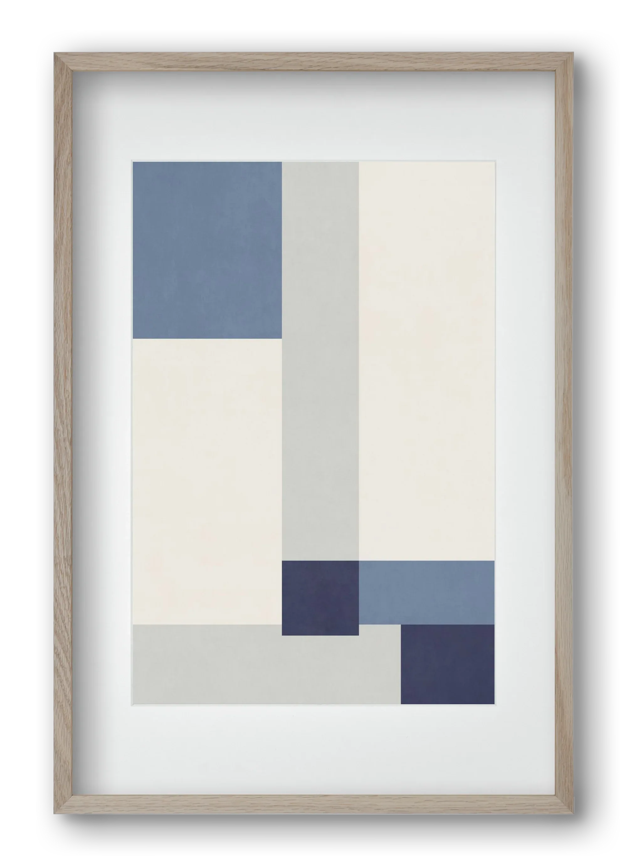 Composition of Geometric Shapes - Blue02 - artbridge