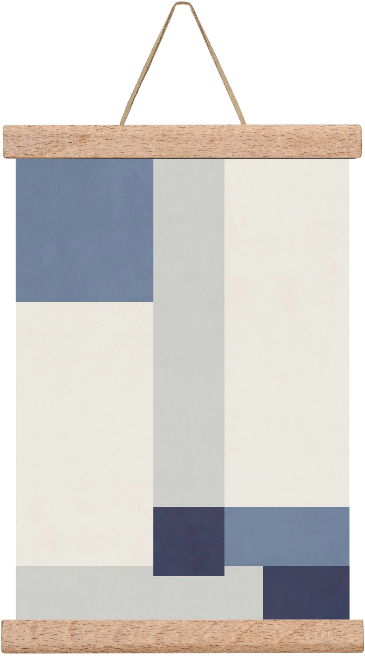 Composition of Geometric Shapes - Blue02 - artbridge