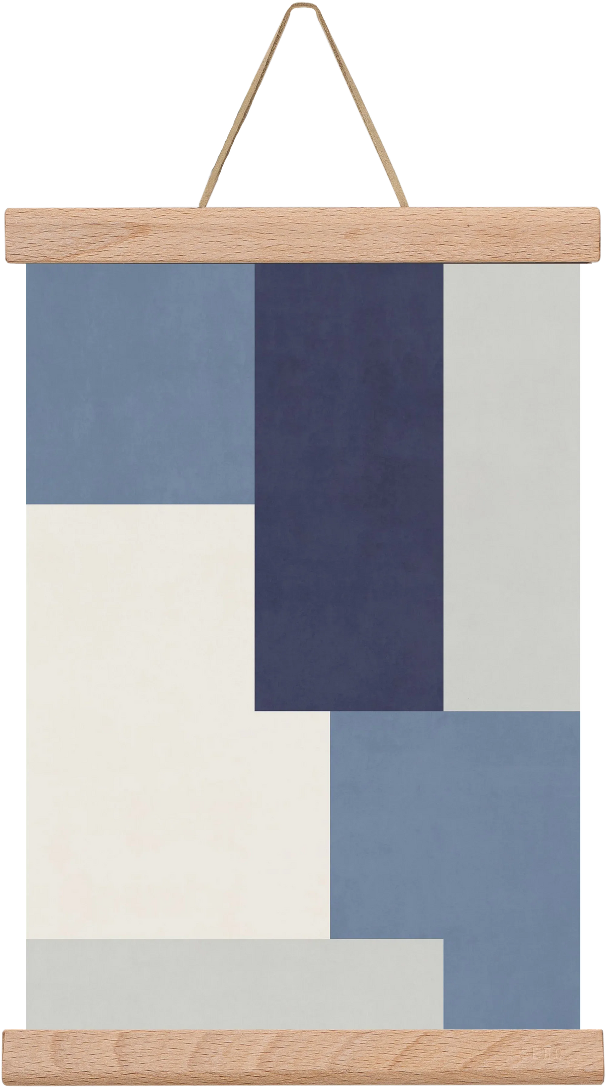 Composition of Geometric Shapes - Blue03 - artbridge