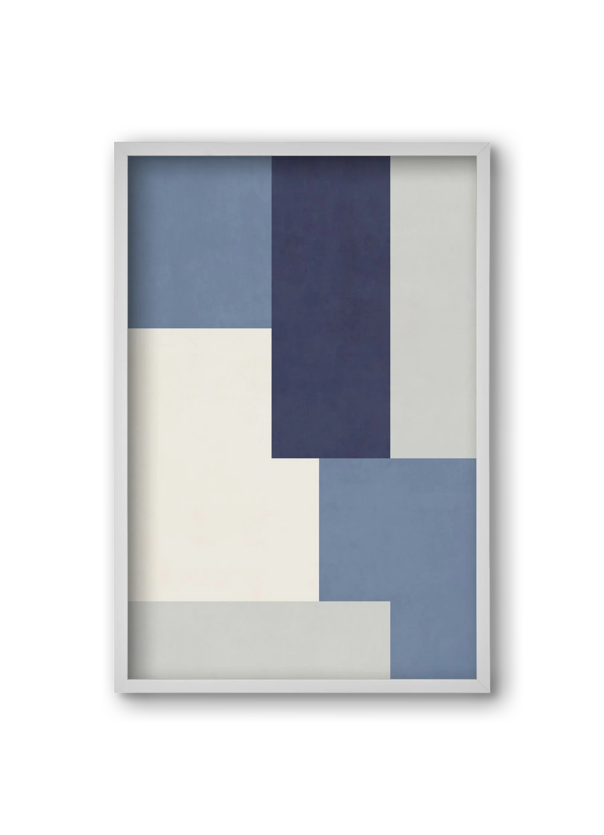 Composition of Geometric Shapes - Blue03 - artbridge