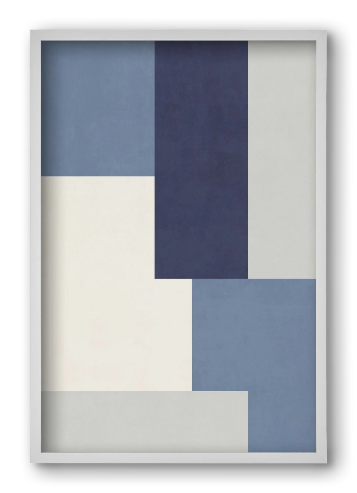 Composition of Geometric Shapes - Blue03 - artbridge