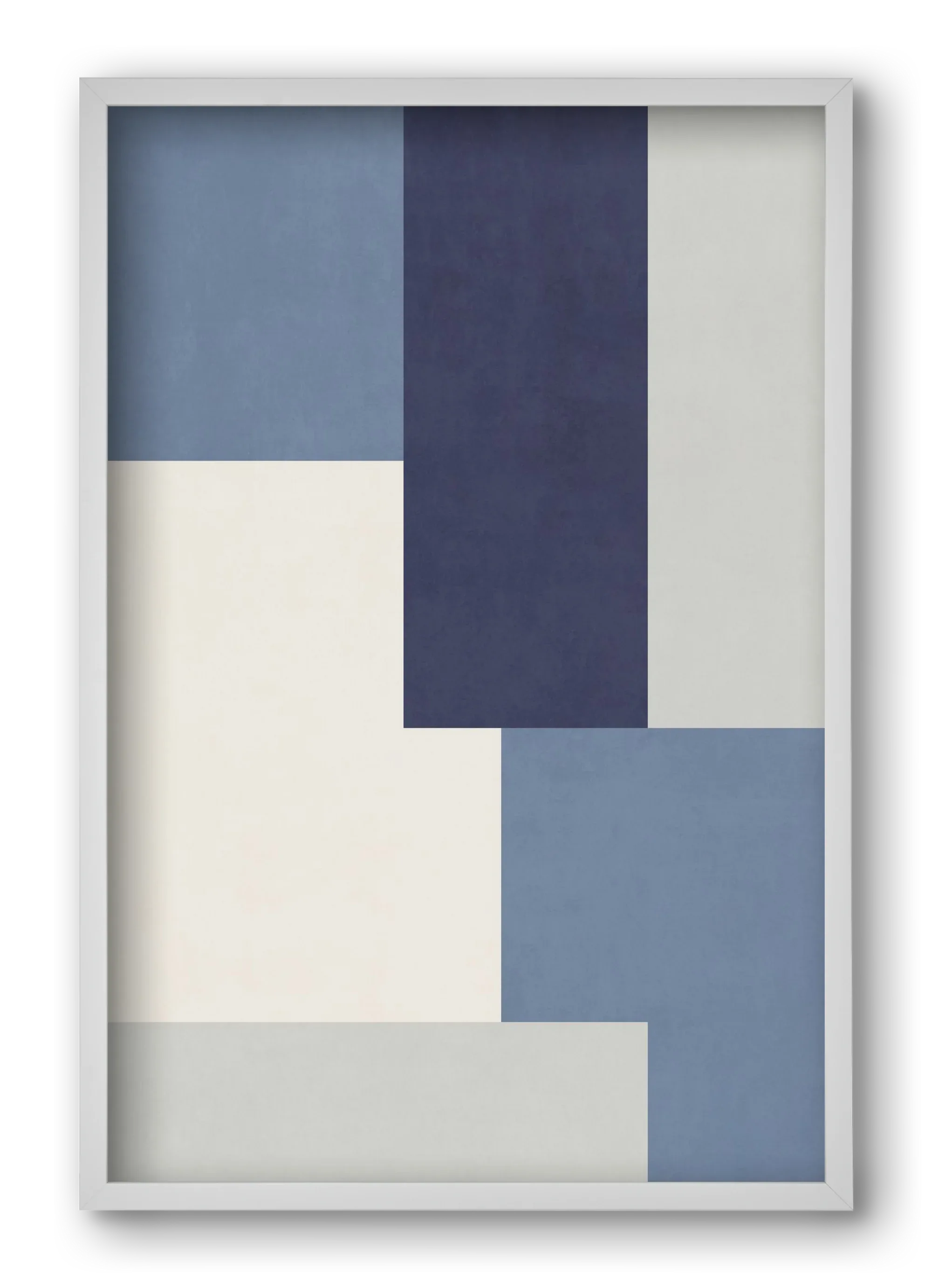 Composition of Geometric Shapes - Blue03 - artbridge