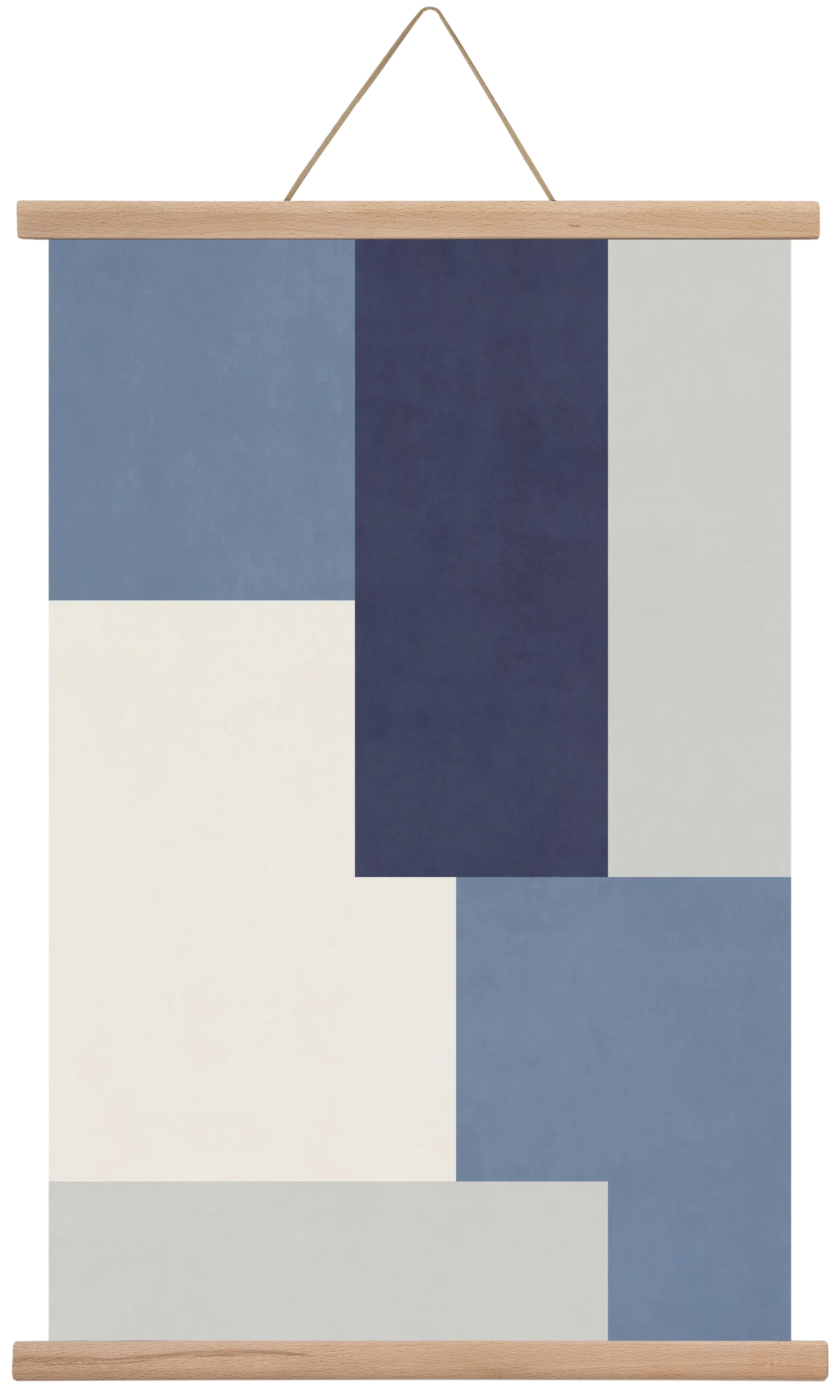 Composition of Geometric Shapes - Blue03 - artbridge