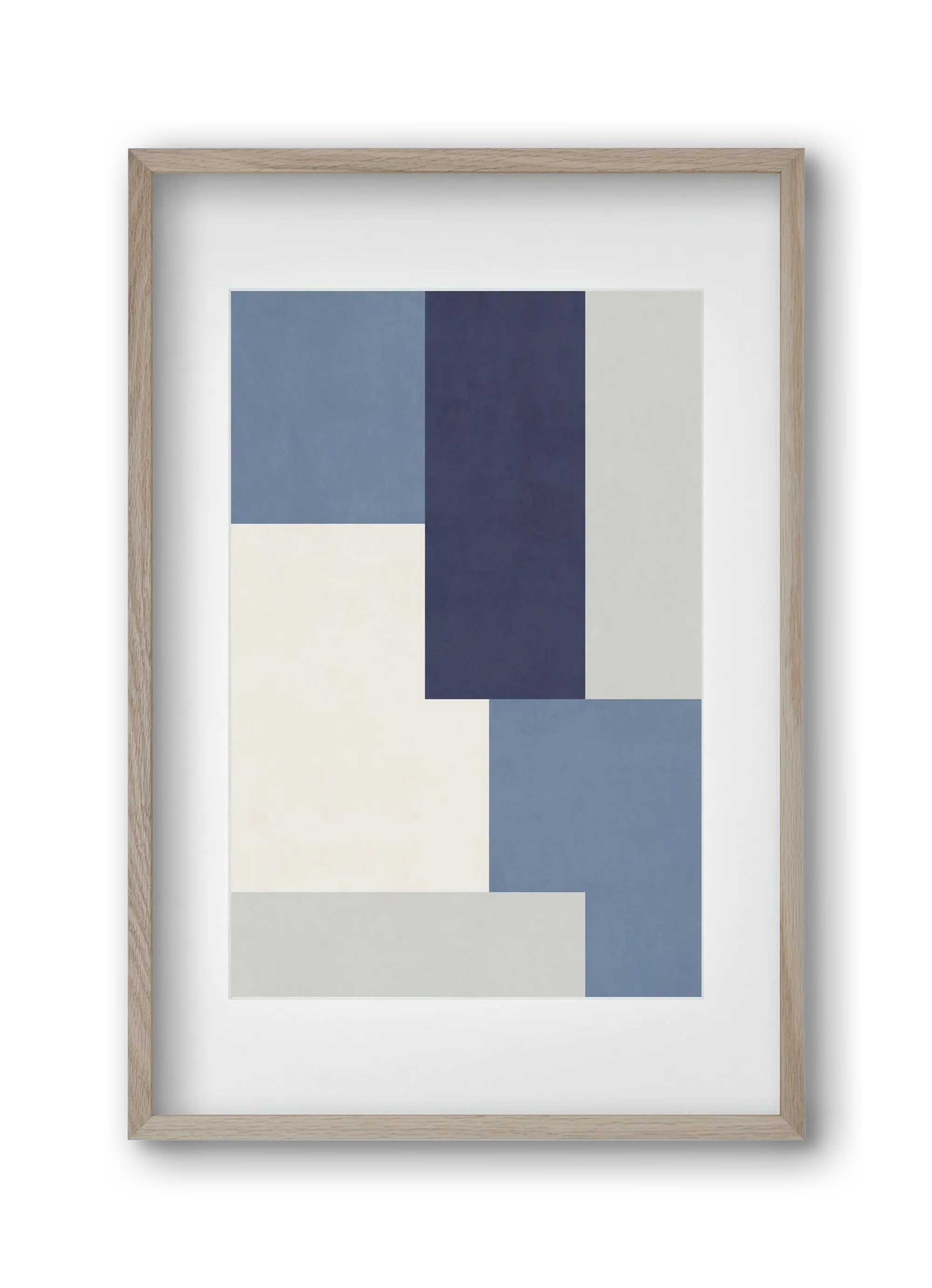 Composition of Geometric Shapes - Blue03 - artbridge