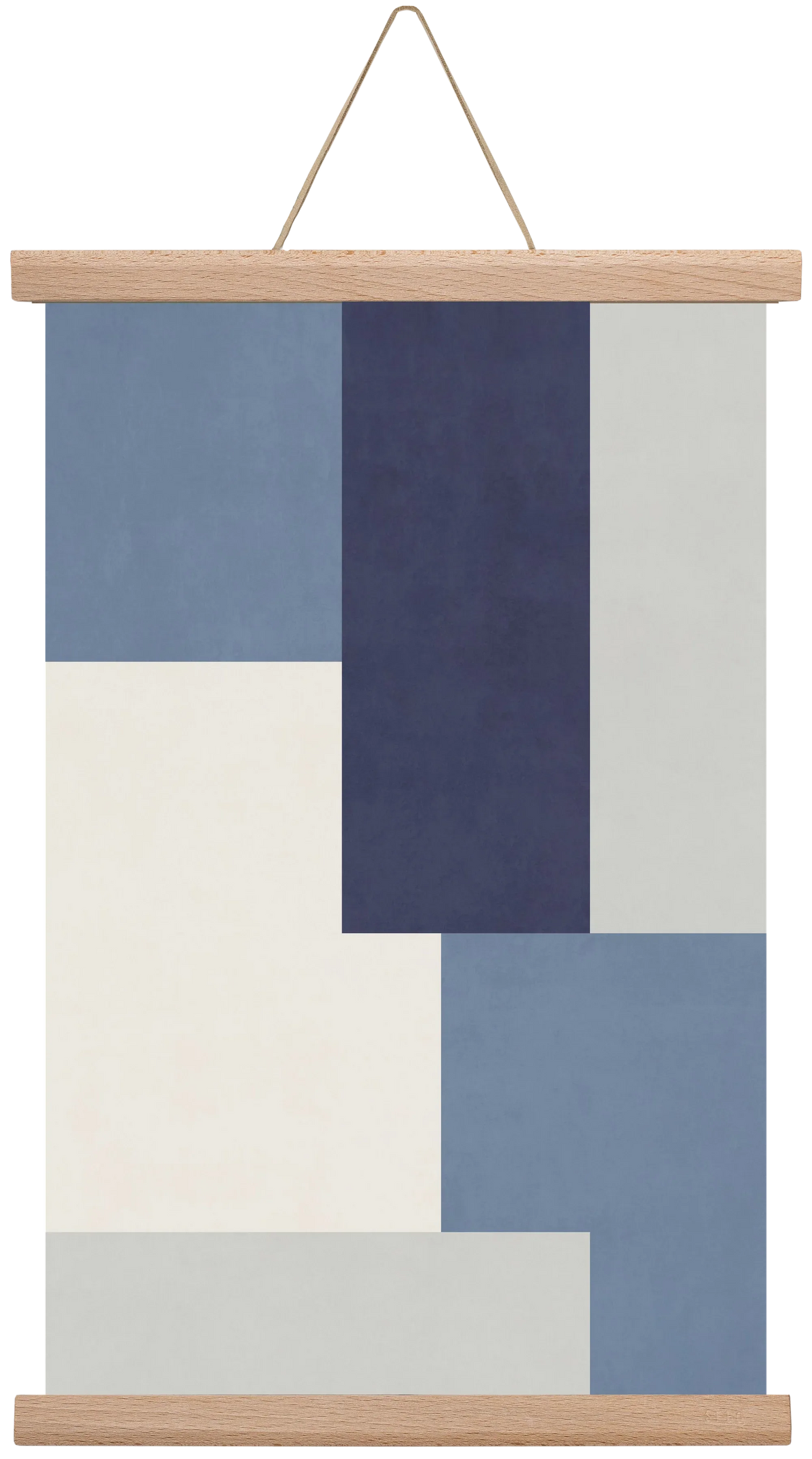 Composition of Geometric Shapes - Blue03 - artbridge