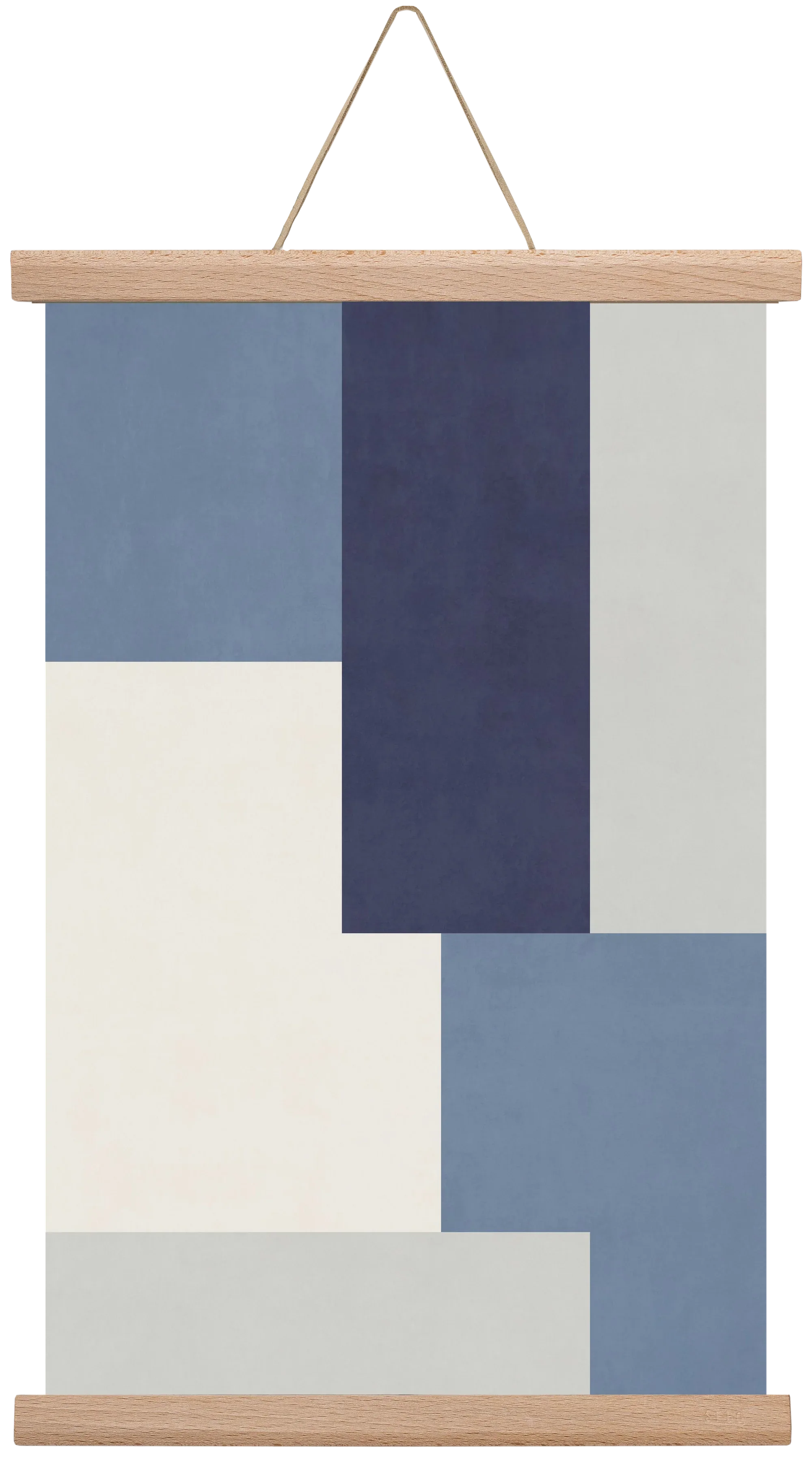 Composition of Geometric Shapes - Blue03 - artbridge