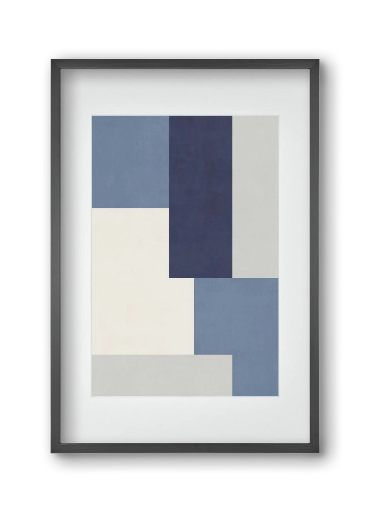 Composition of Geometric Shapes - Blue03 - artbridge