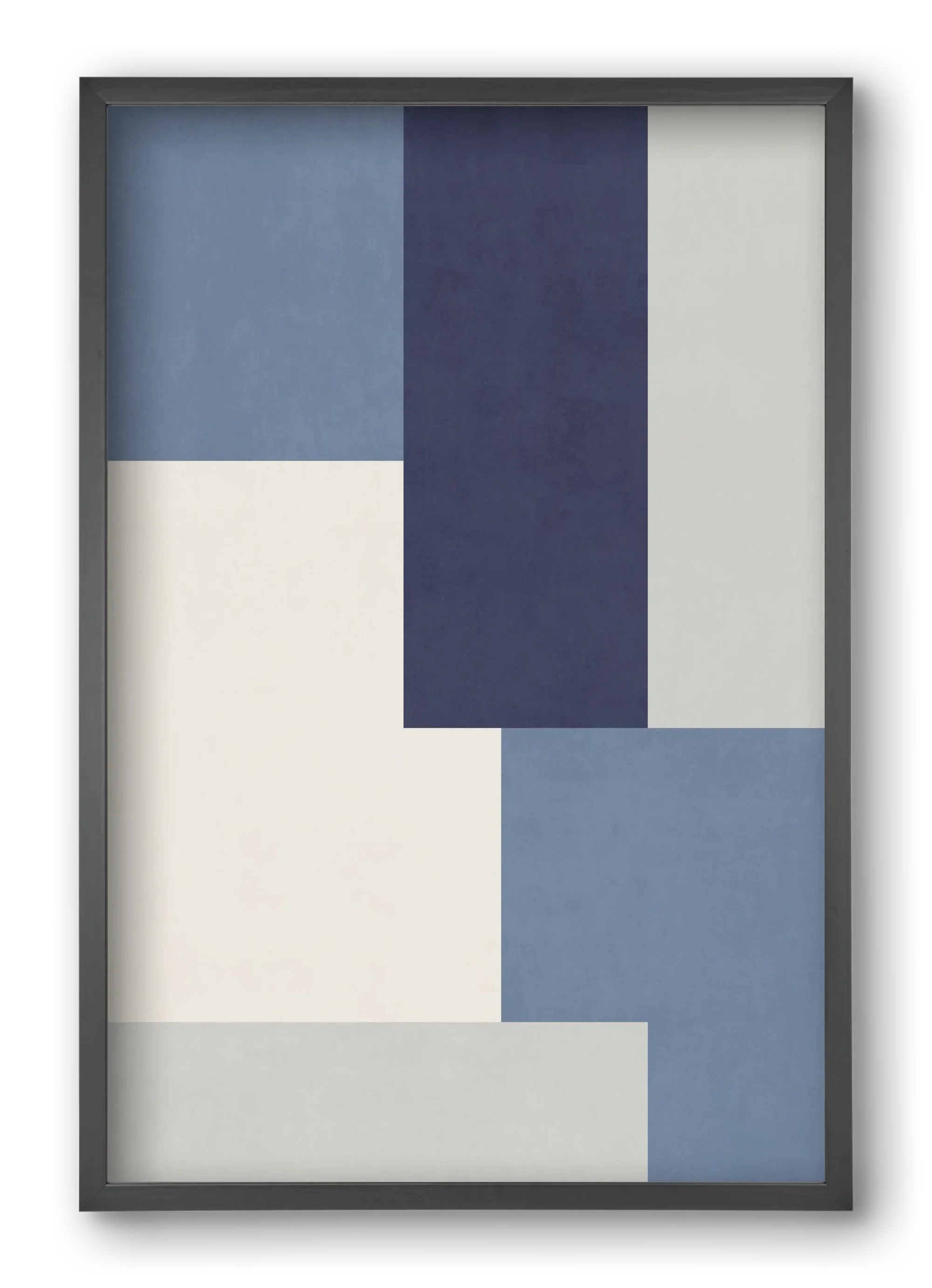 Composition of Geometric Shapes - Blue03 - artbridge