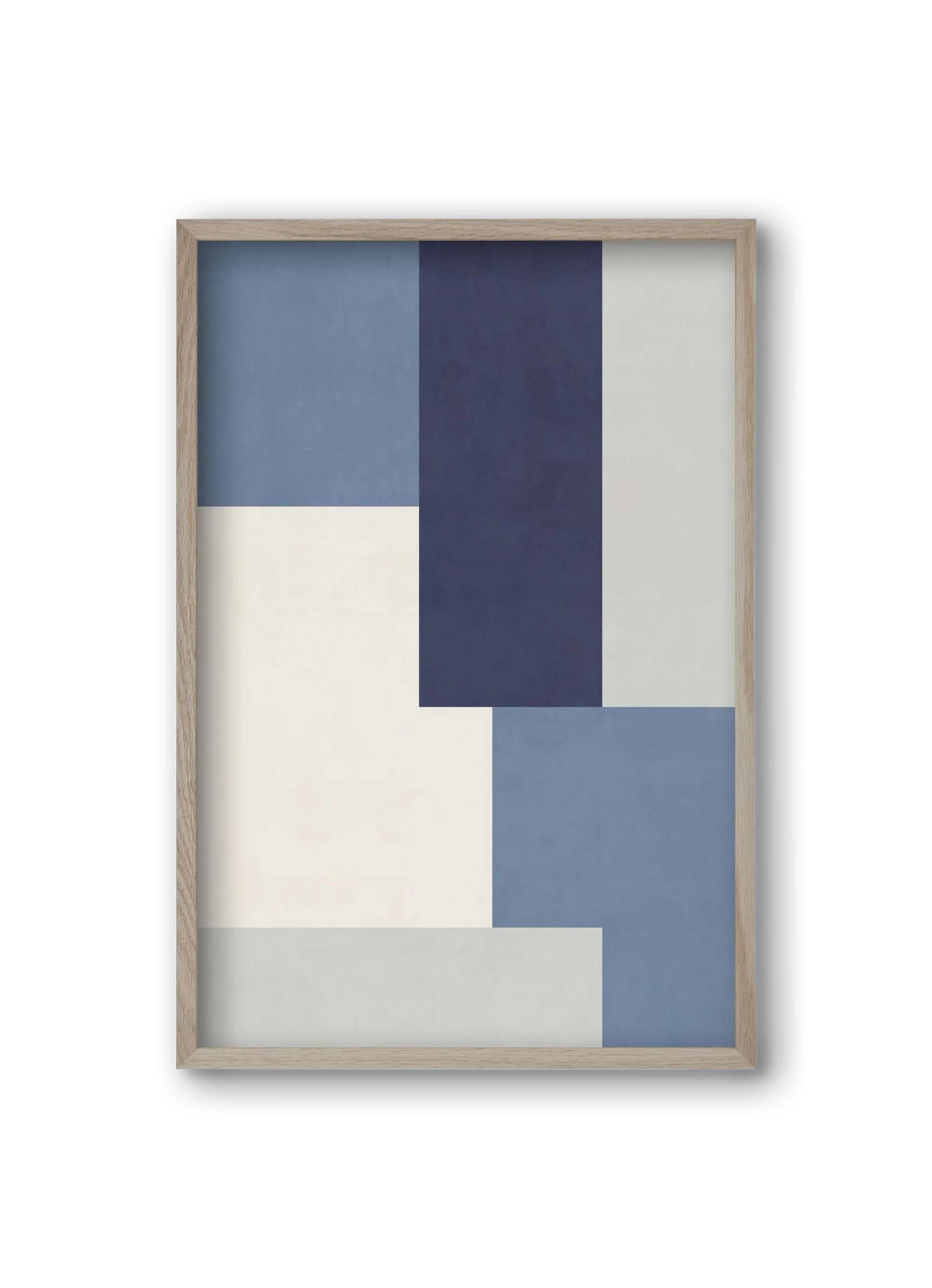 Composition of Geometric Shapes - Blue03 - artbridge