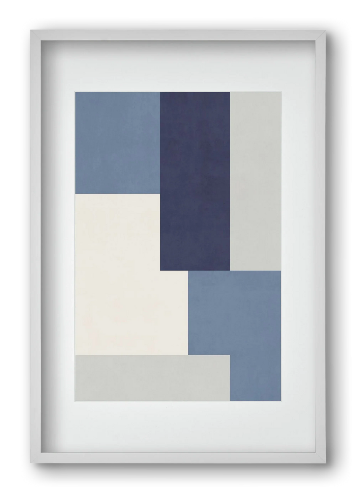Composition of Geometric Shapes - Blue03 - artbridge