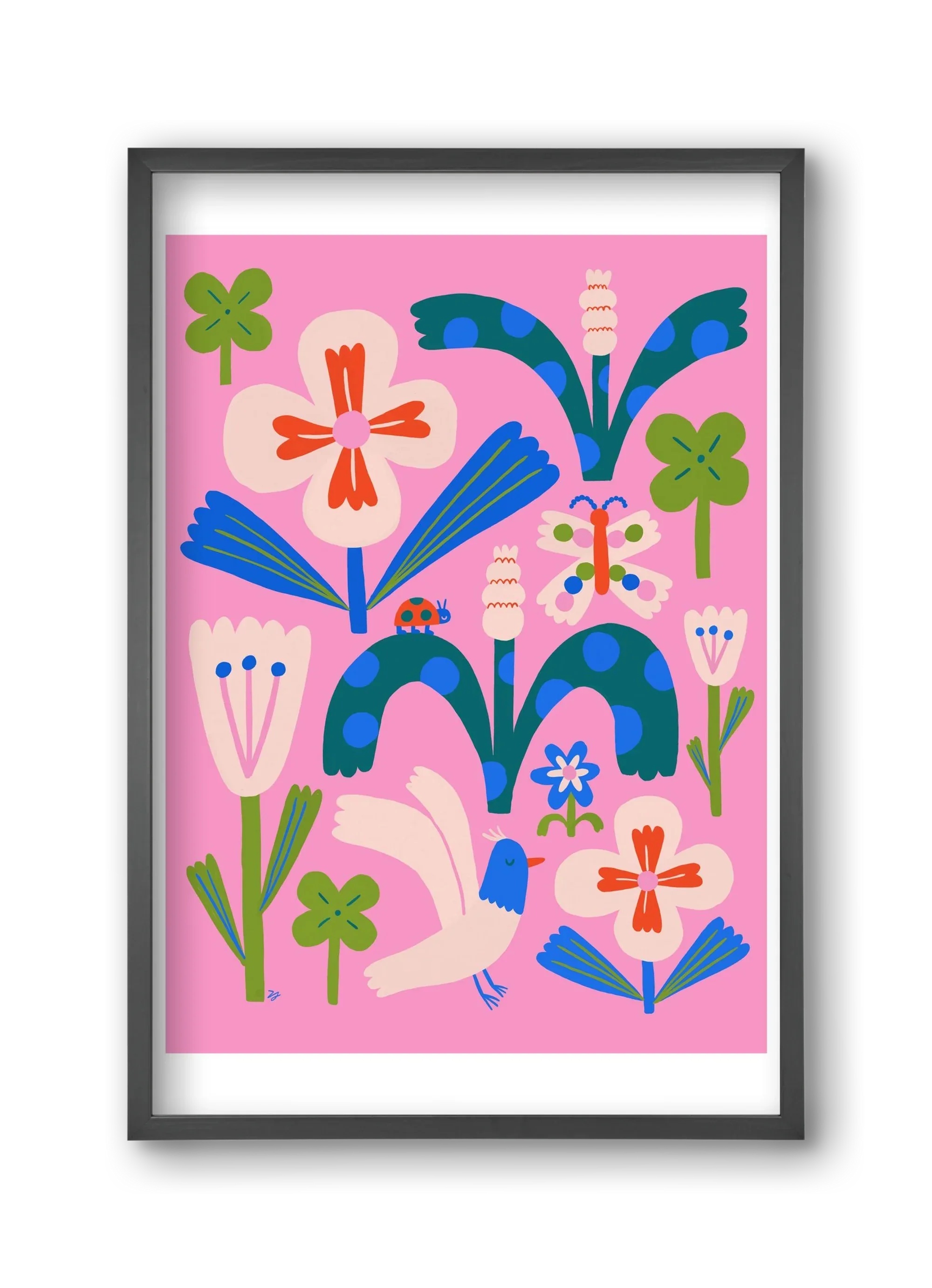 A garden and its habitants - artbridge