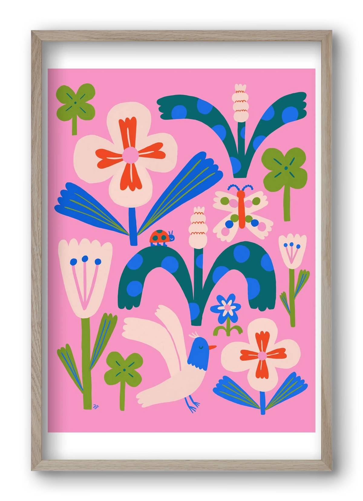 A garden and its habitants - artbridge