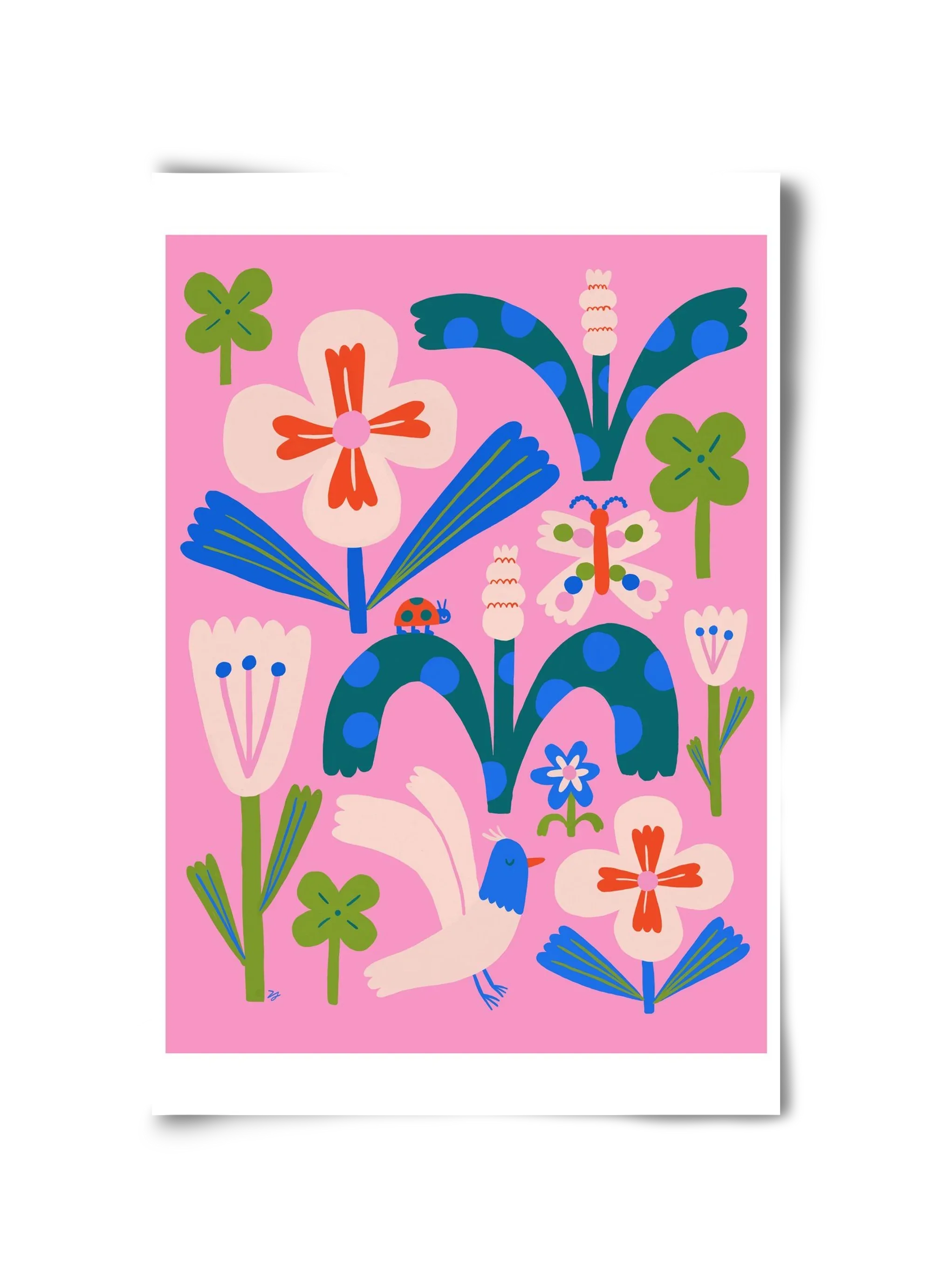 A garden and its habitants - artbridge