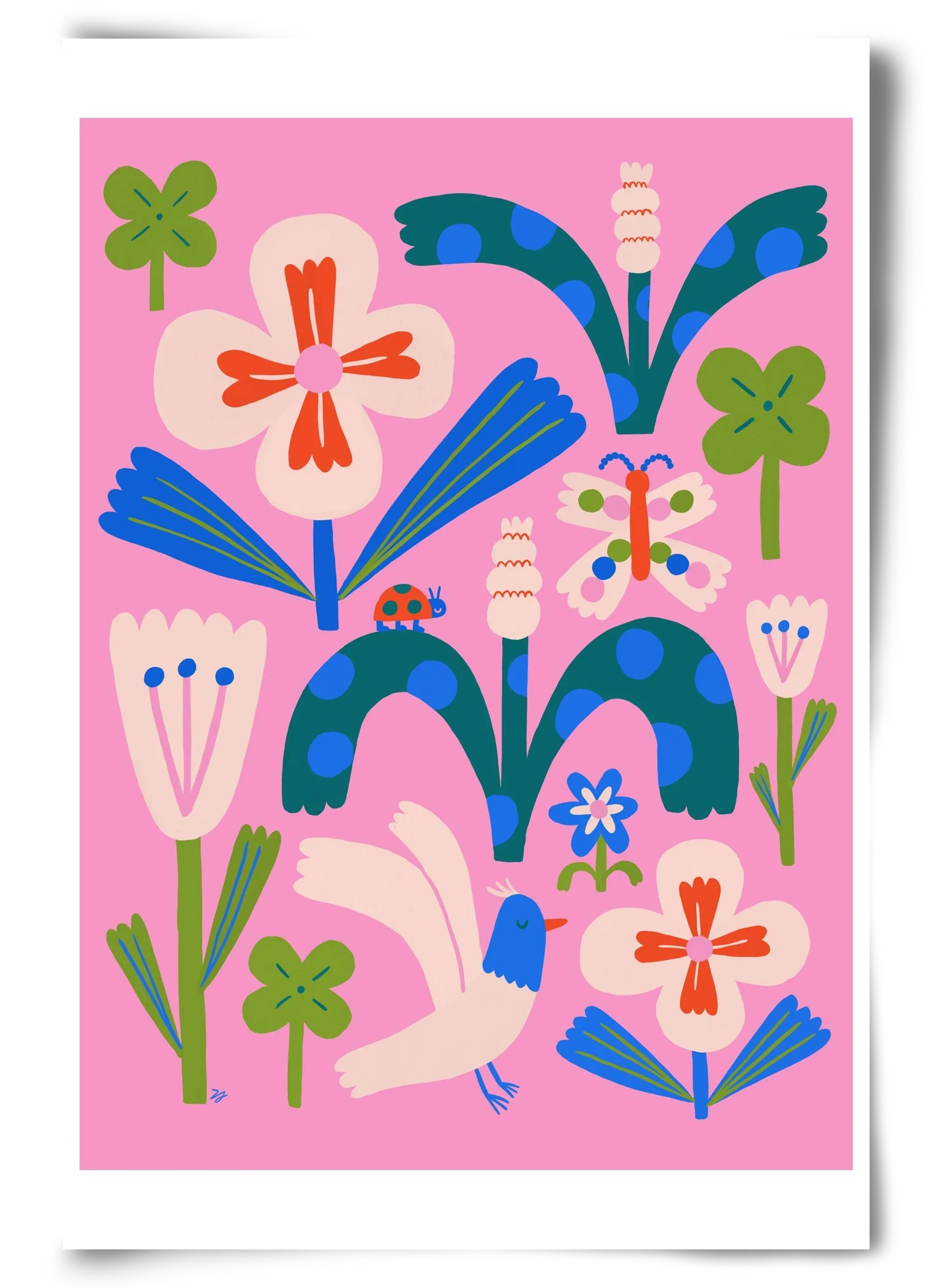 A garden and its habitants - artbridge