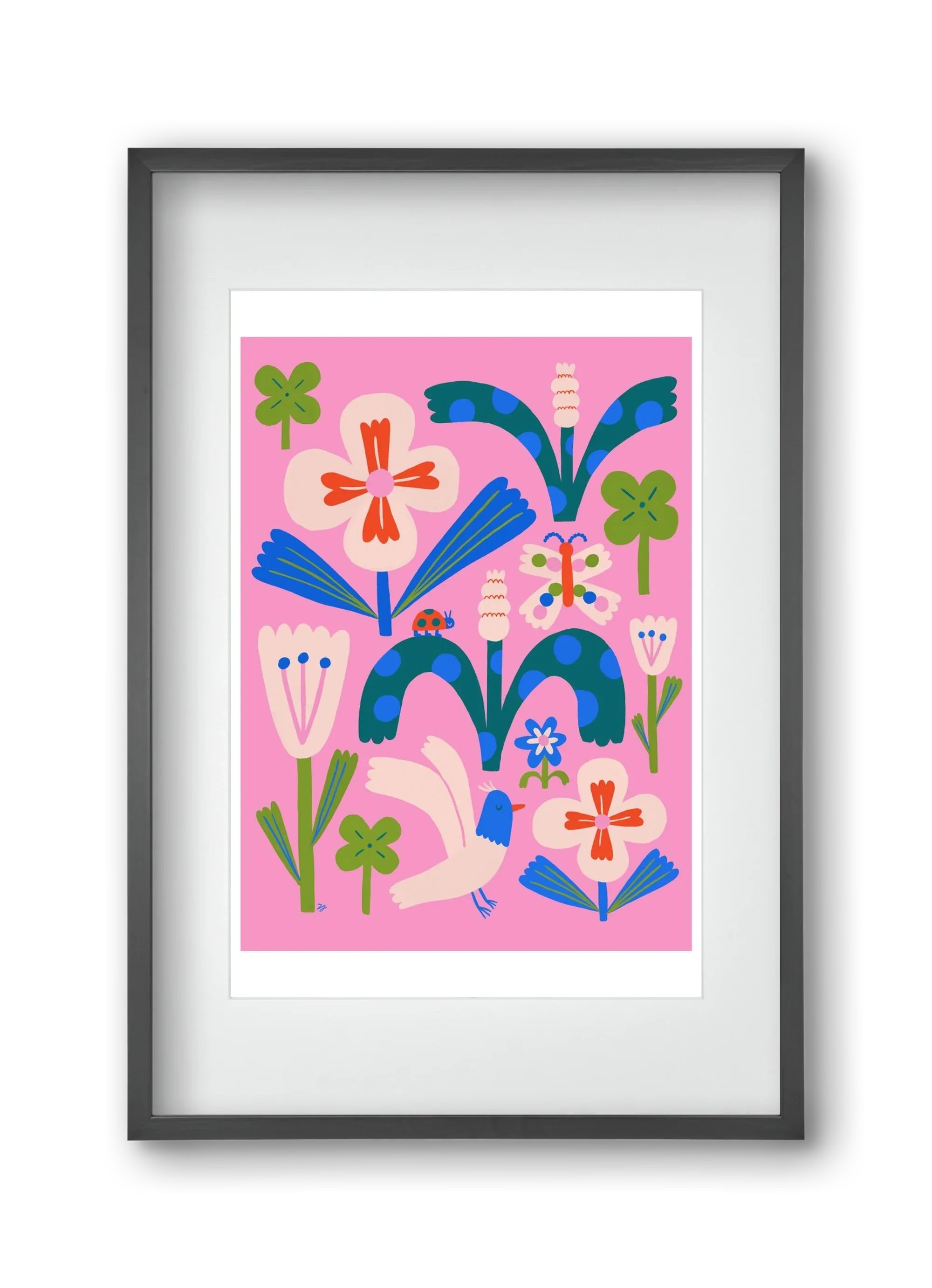 A garden and its habitants - artbridge