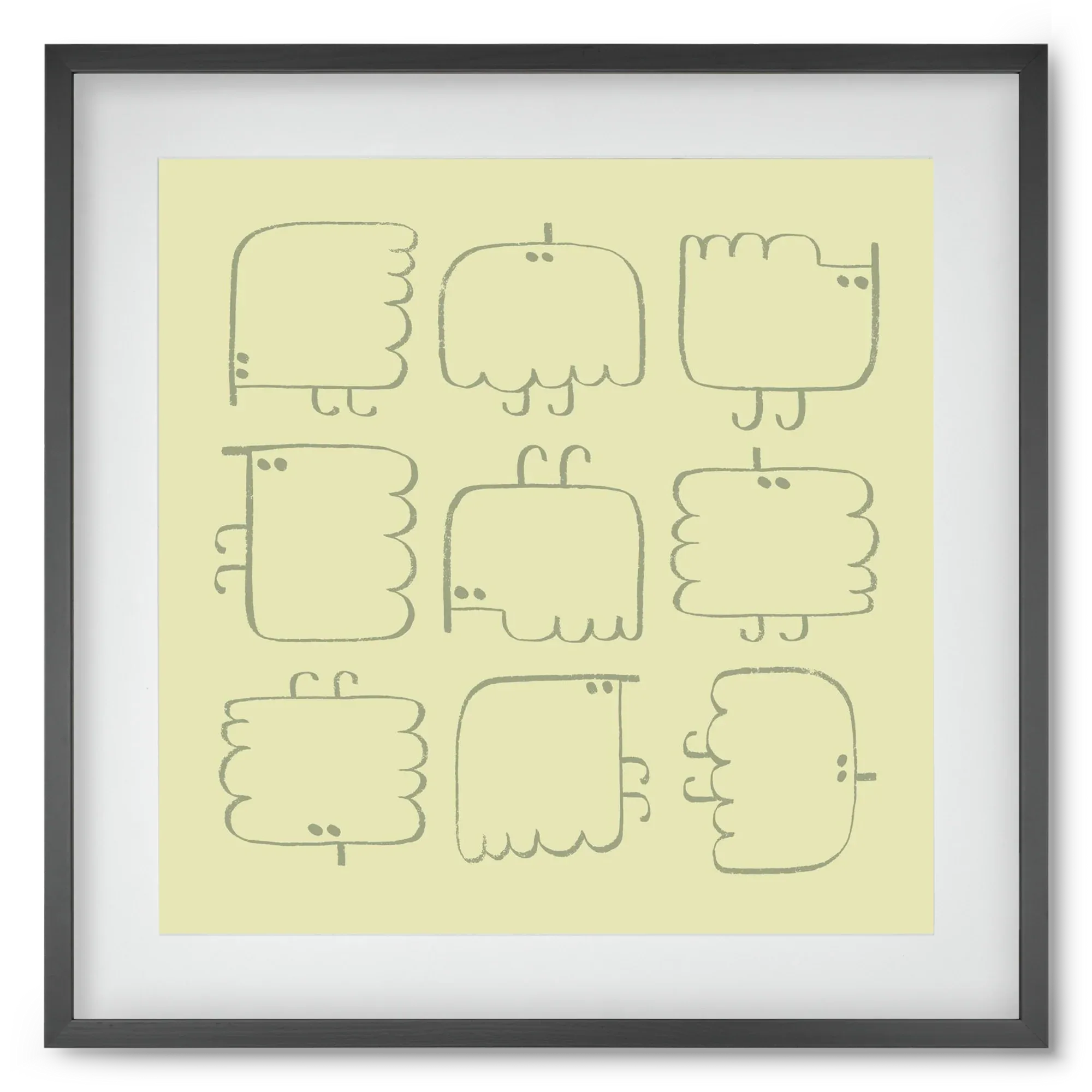 Funny Bird (light green) - artbridge