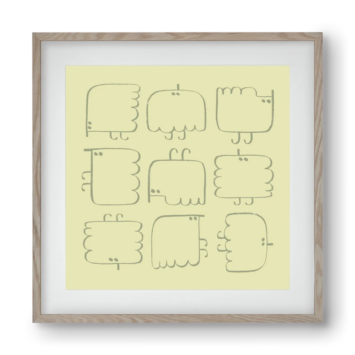 Funny Bird (light green) - artbridge