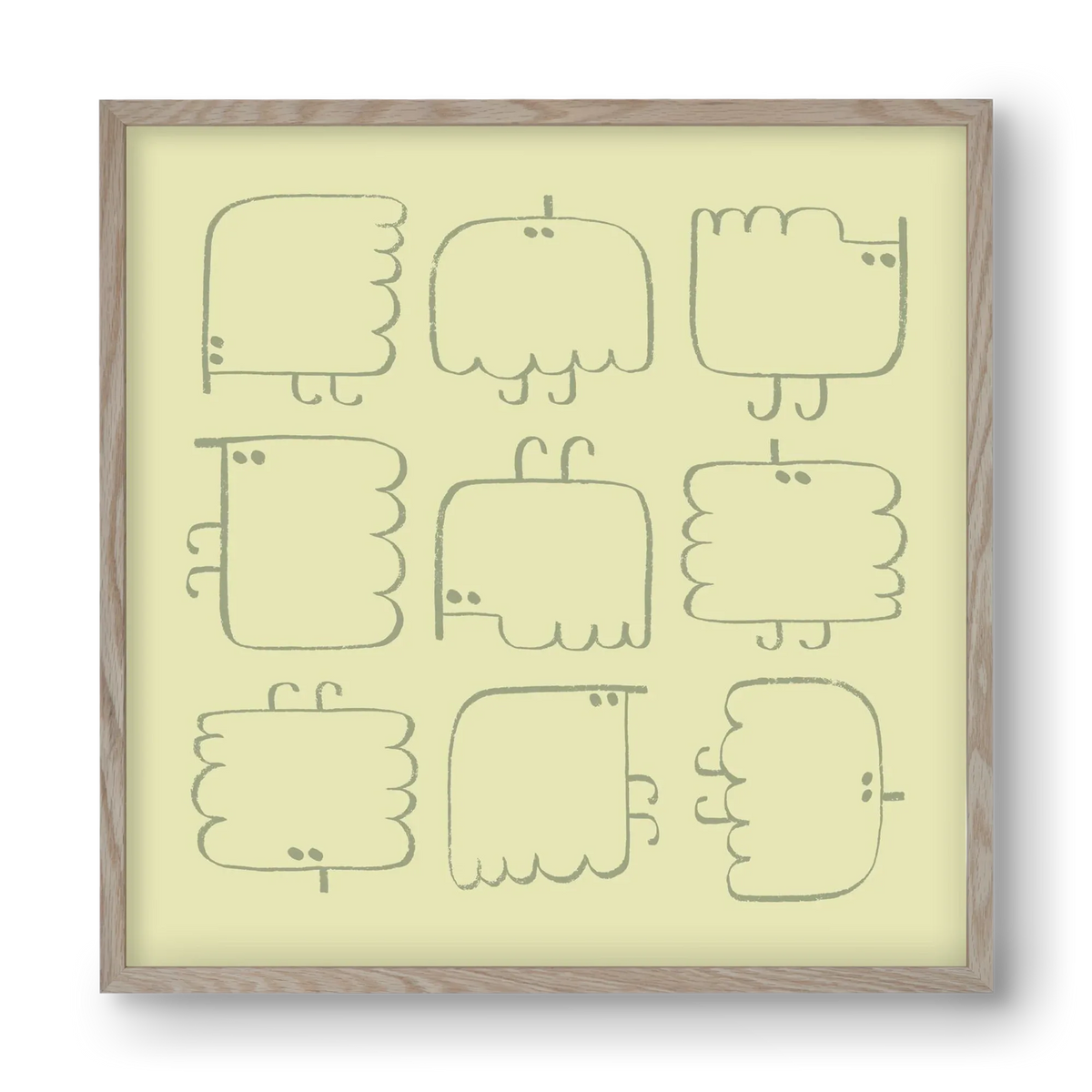 Funny Bird (light green) - artbridge