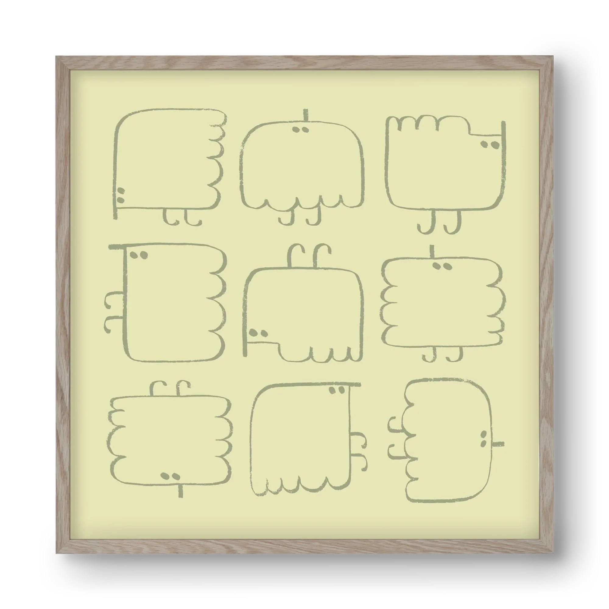 Funny Bird (light green) - artbridge